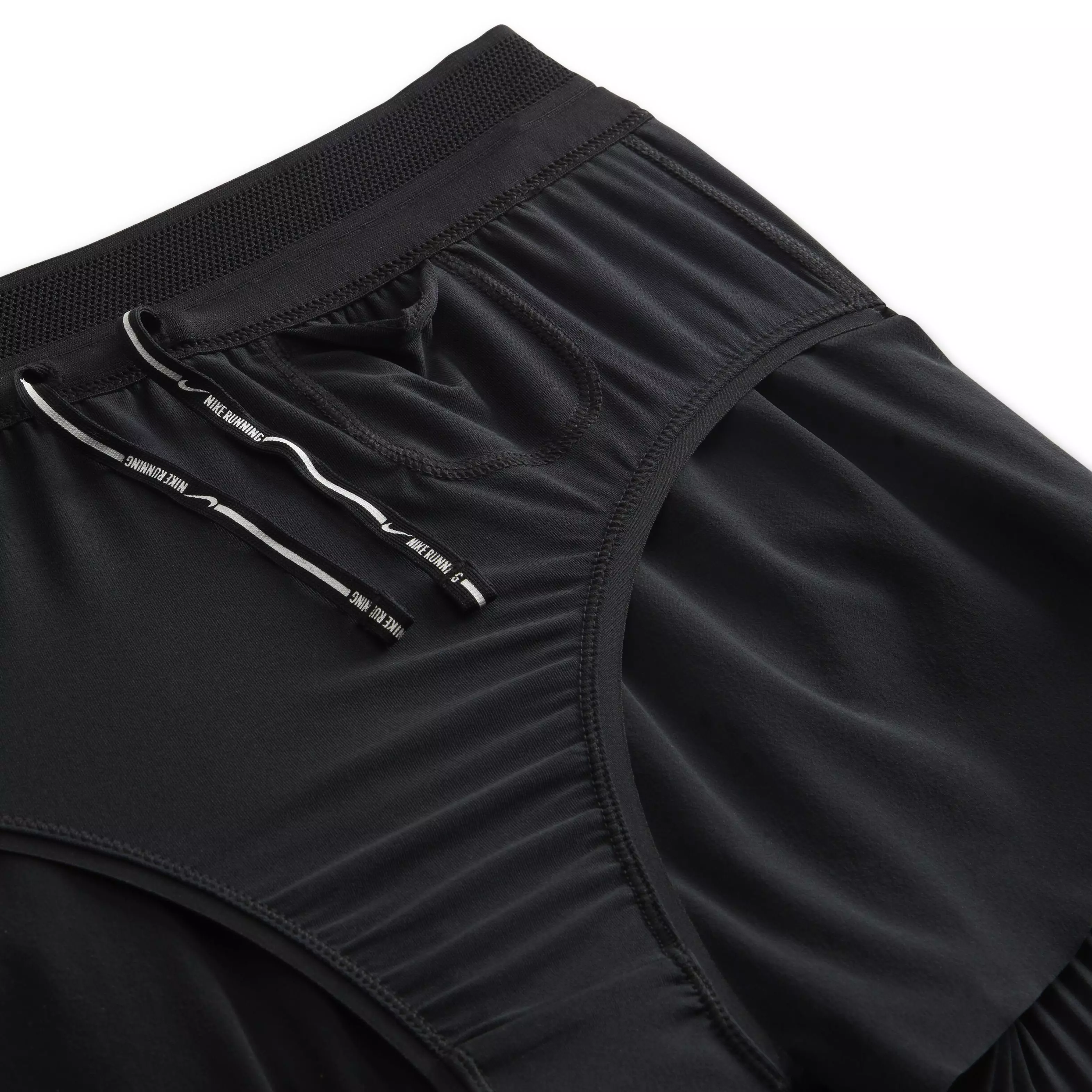 Nike Women's AeroSwift Dri-FIT ADV Mid-Rise Brief-Lined 3" Running Shorts - BLACK