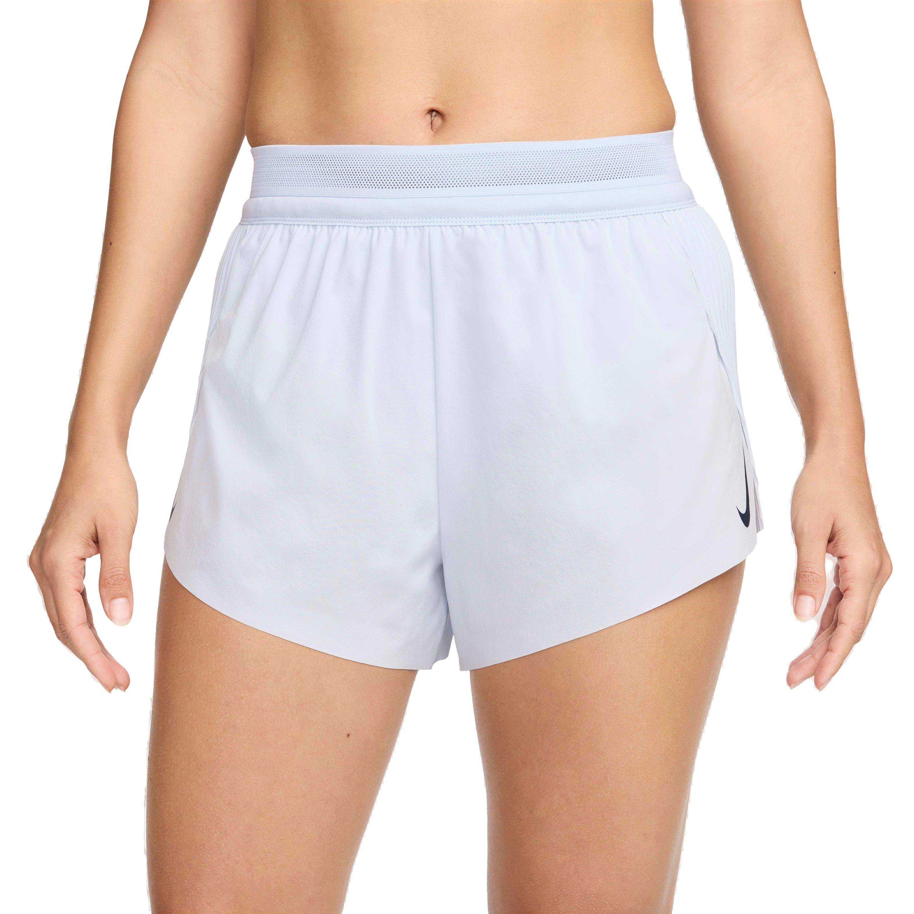 Nike Women's AeroSwift Dri-FIT ADV Mid-Rise Brief-Lined 3" Running Shorts - GREY Thumbnail View 1