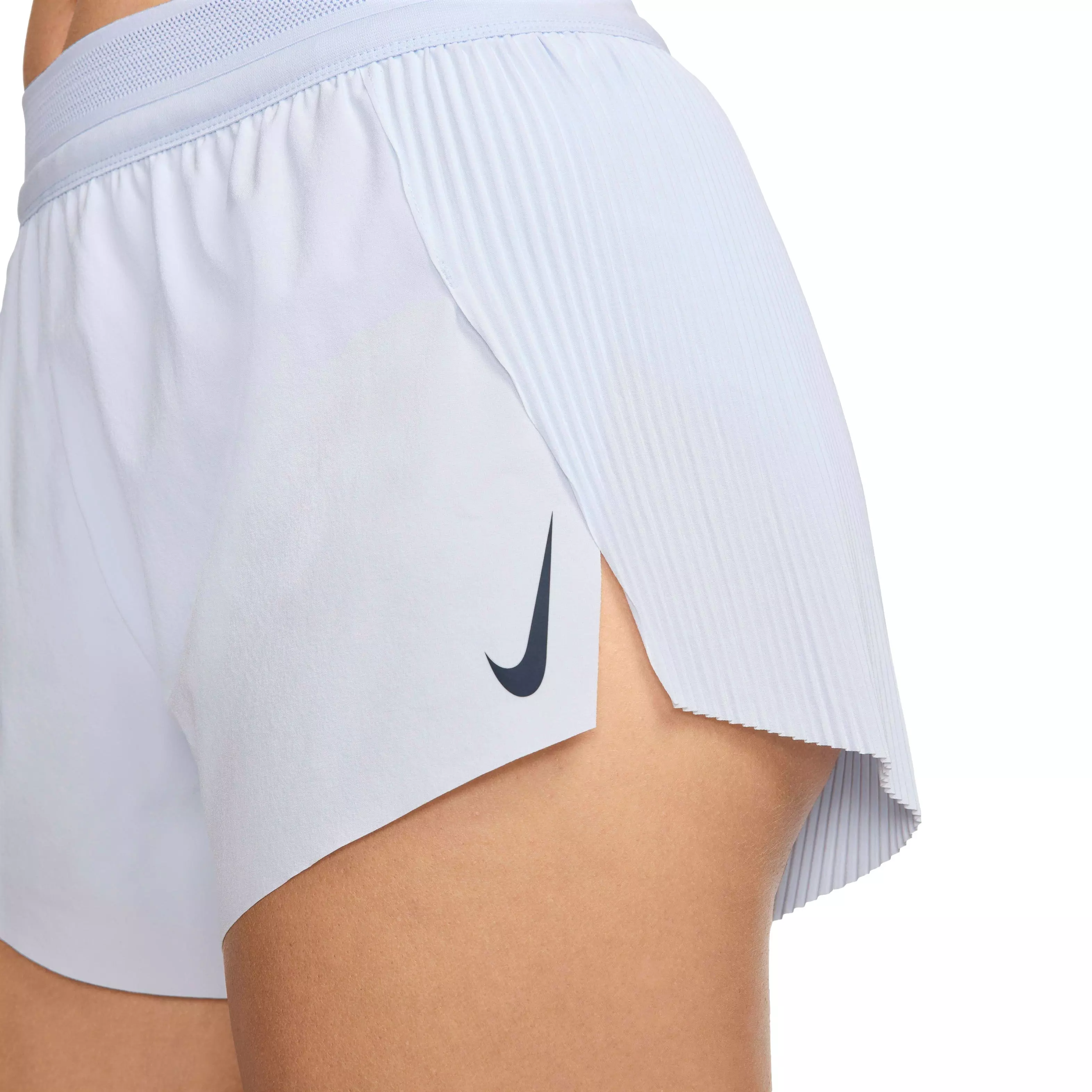Nike Women's AeroSwift Dri-FIT ADV Mid-Rise Brief-Lined 3" Running Shorts - GREY