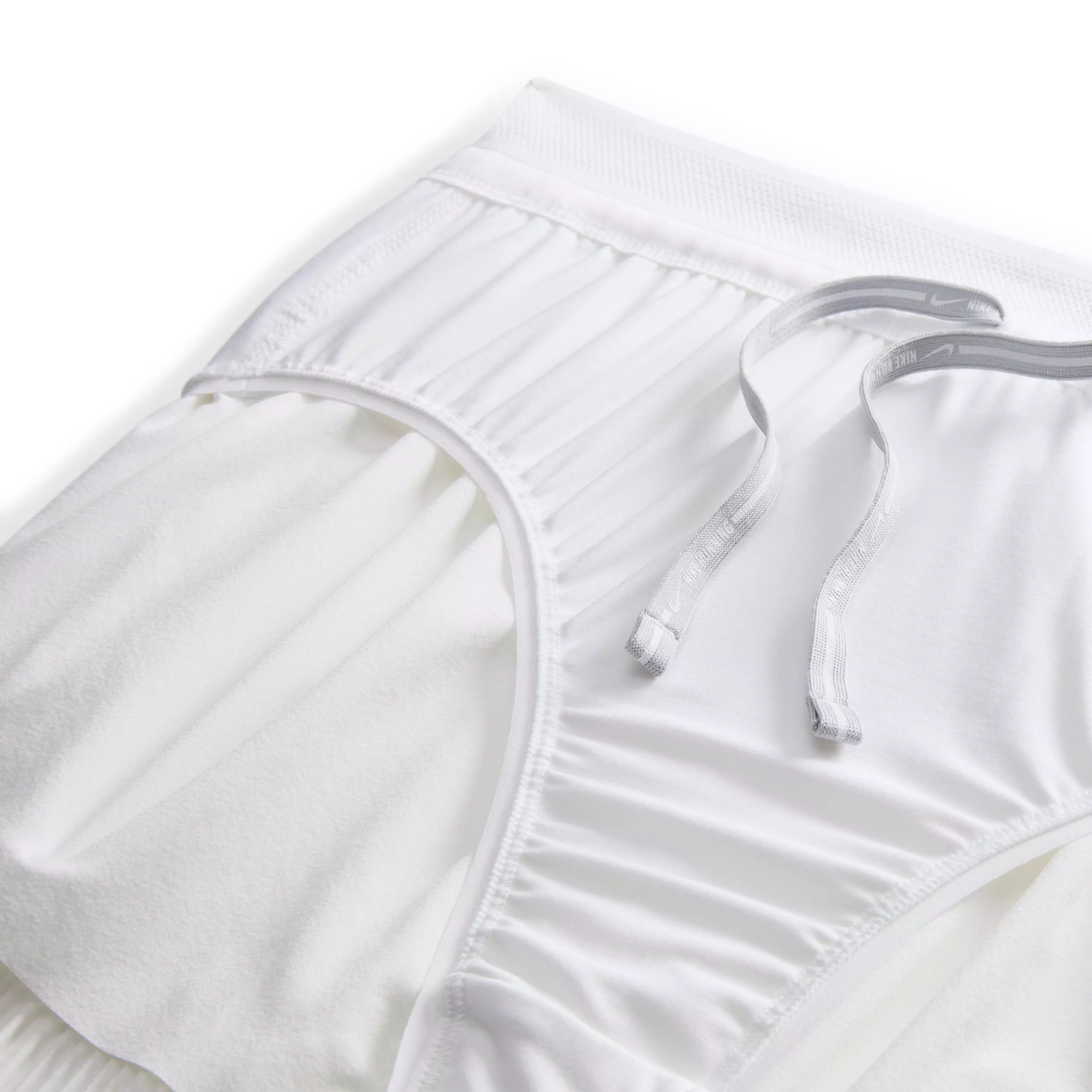 Nike Women's AeroSwift Dri-FIT ADV Mid-Rise Brief-Lined 3" Running Shorts - WHITE