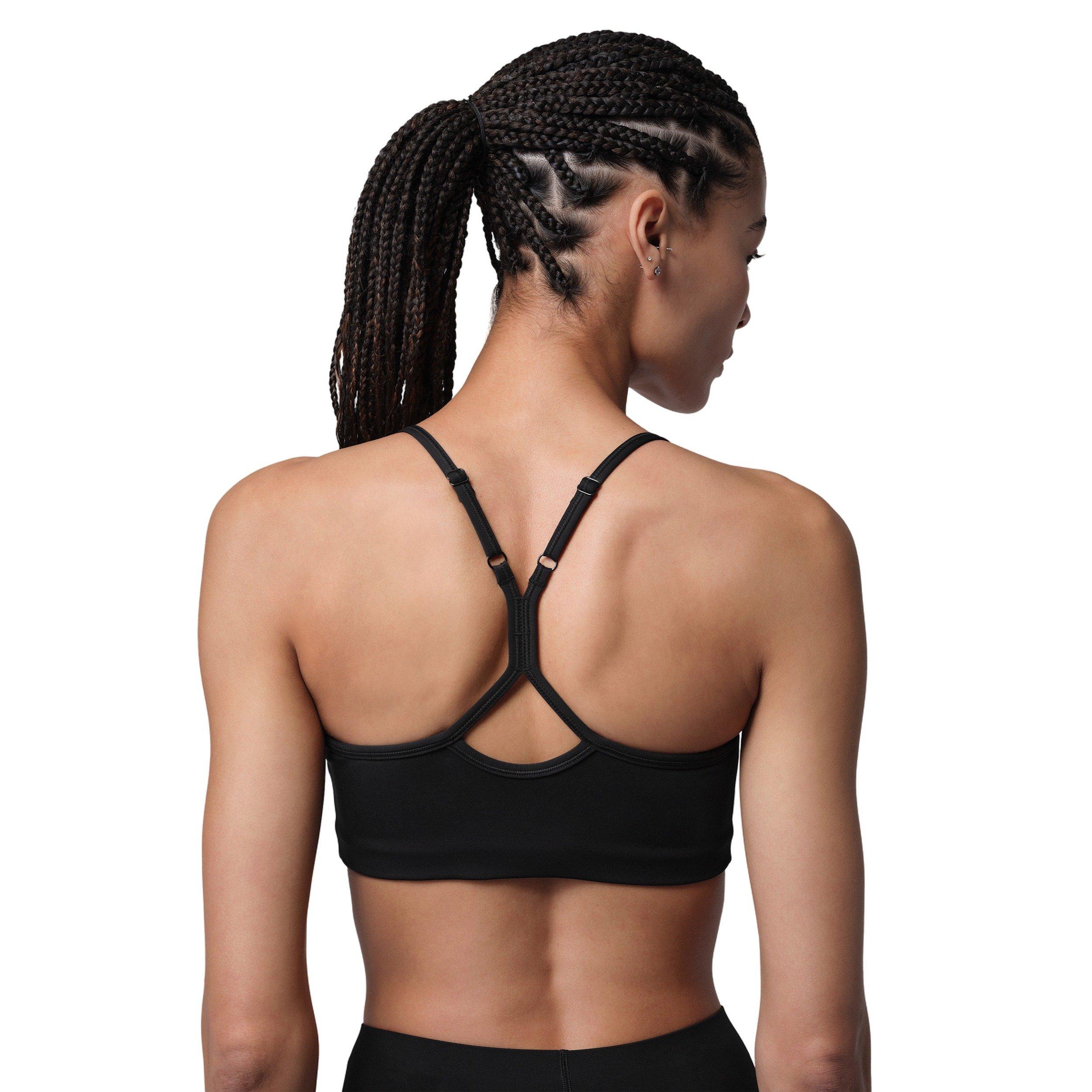 Jordan Women's Sport Flightweight Light-Support Sports Bra -Black - BLACK Thumbnail View 2