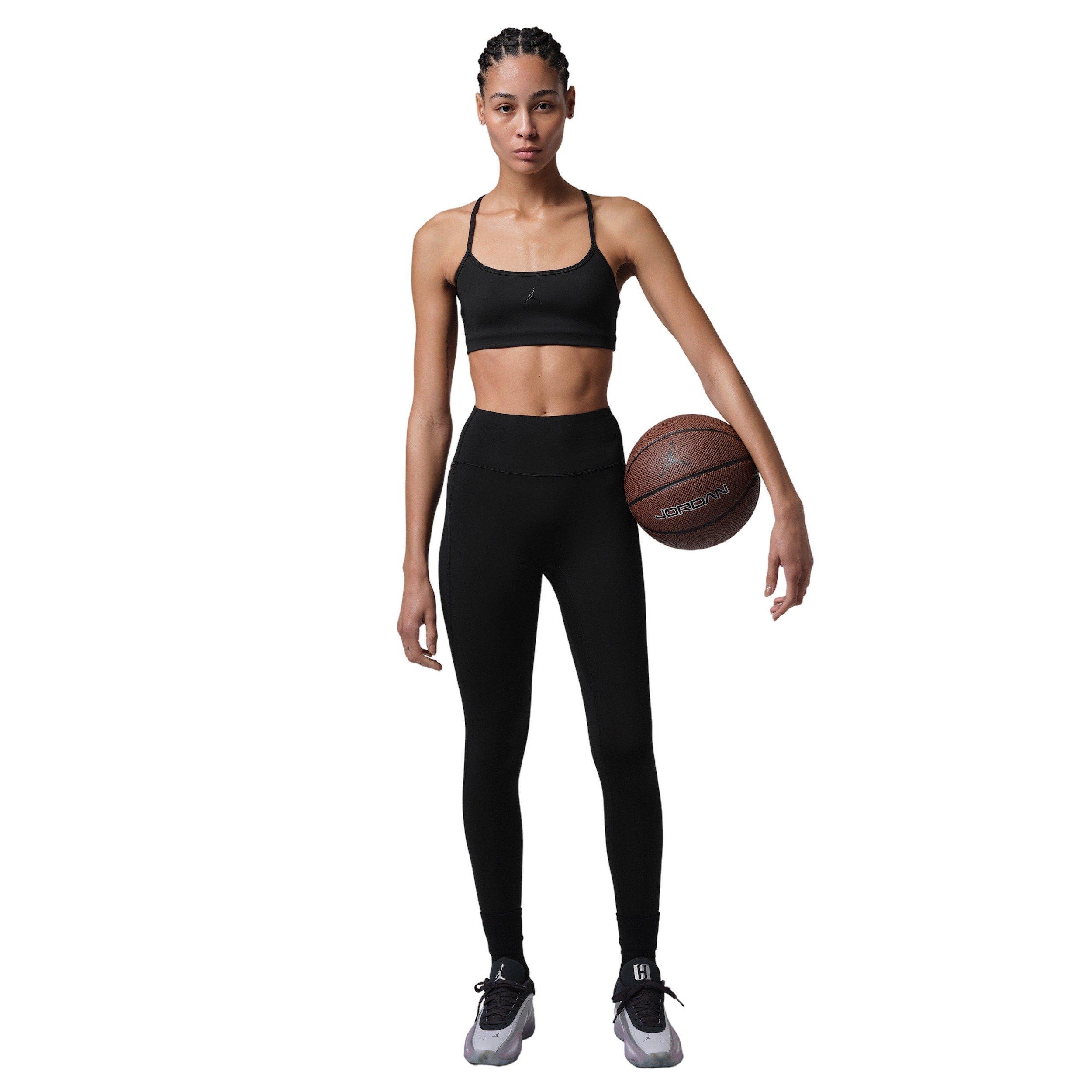 Jordan Women's Sport Flightweight Light-Support Sports Bra -Black - BLACK Thumbnail View 5