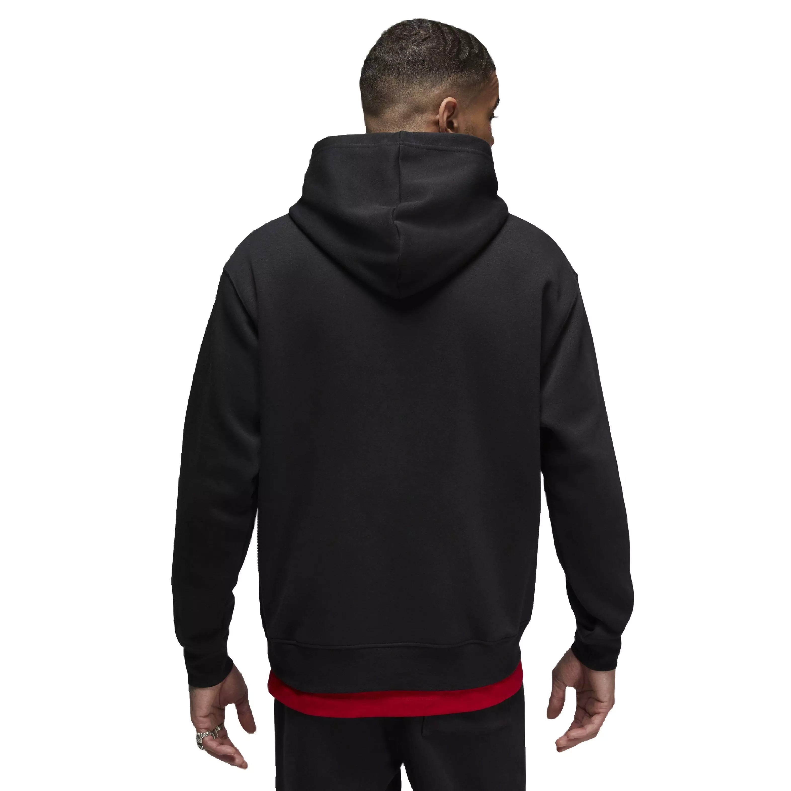 Jordan Men's Essentials Fleece Pullover - BLACK