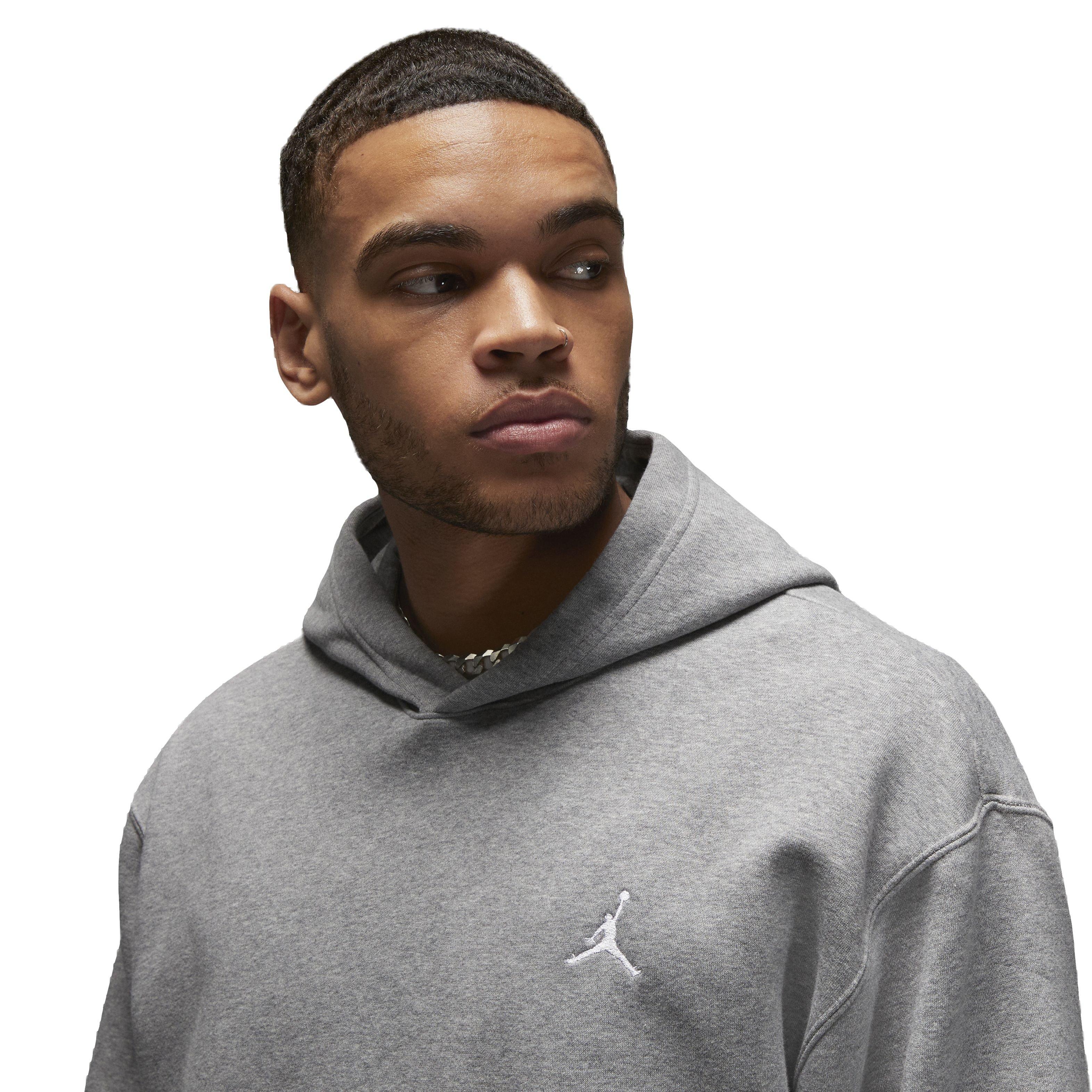 Jordan Men's Essentials Fleece Pullover - GREY Thumbnail View 3