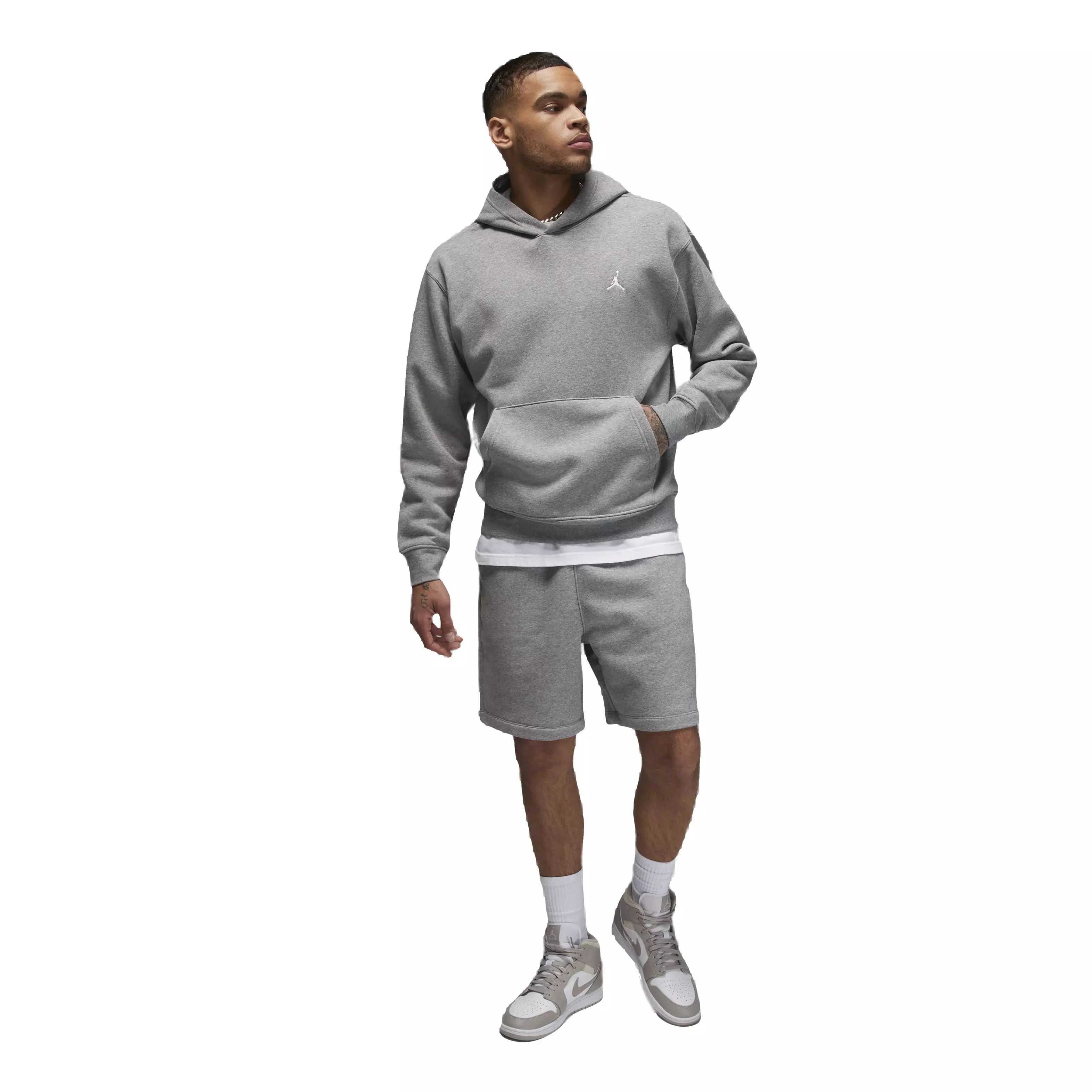 Jordan Men's Essentials Fleece Pullover - GREY