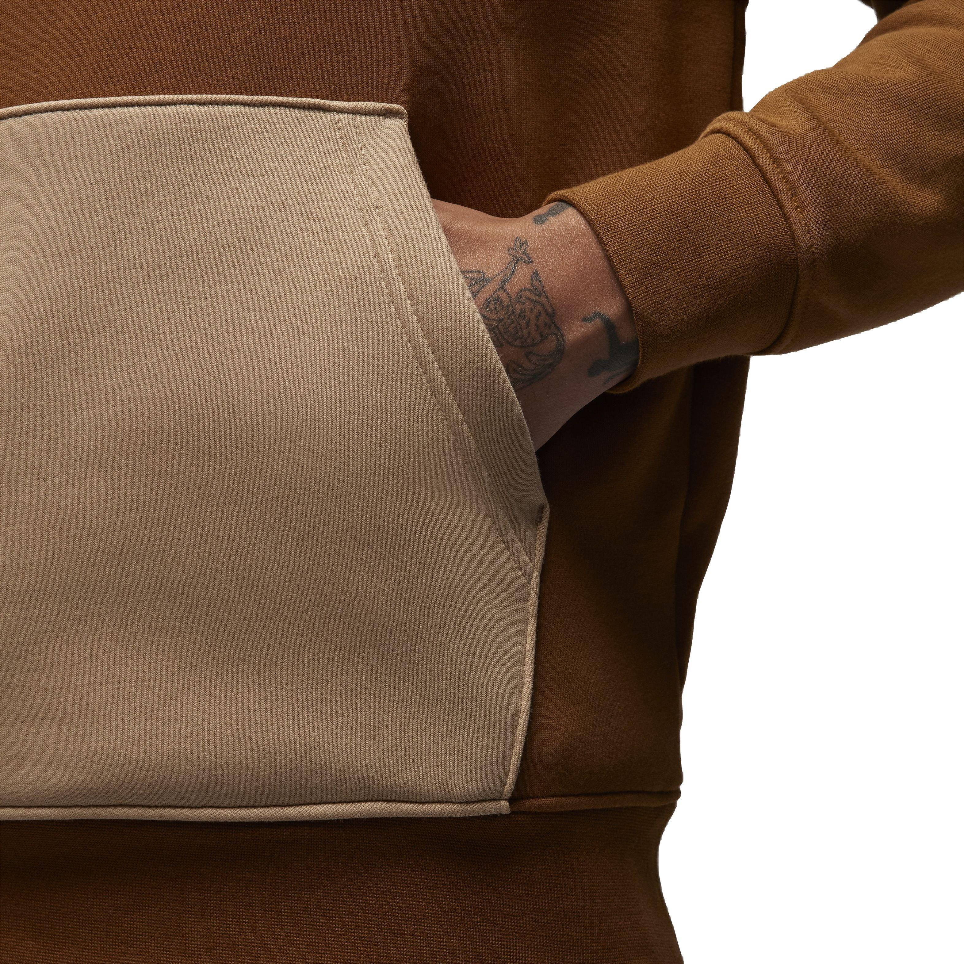 Jordan Men's Essentials Fleece Pullover - BROWN Thumbnail View 5