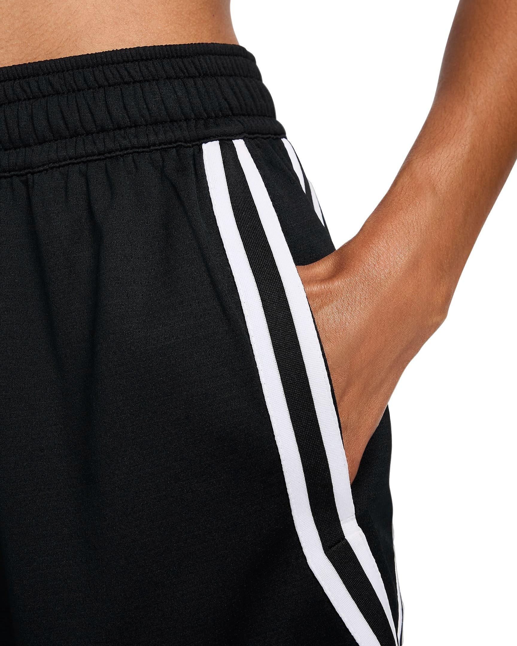 Nike Women's Crossover Stripe Dri-FIT 5" Basketball Shorts - BLACK Thumbnail View 3