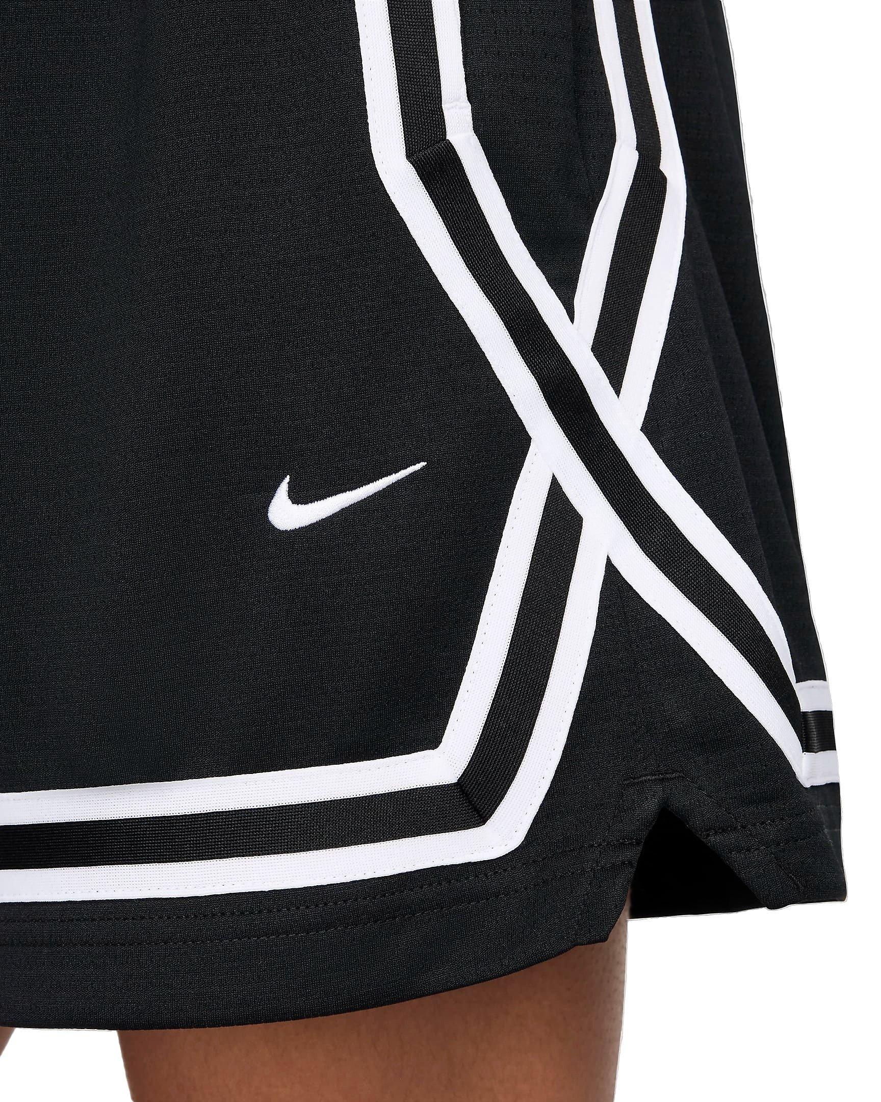 Nike Women's Crossover Stripe Dri-FIT 5" Basketball Shorts - BLACK Thumbnail View 4