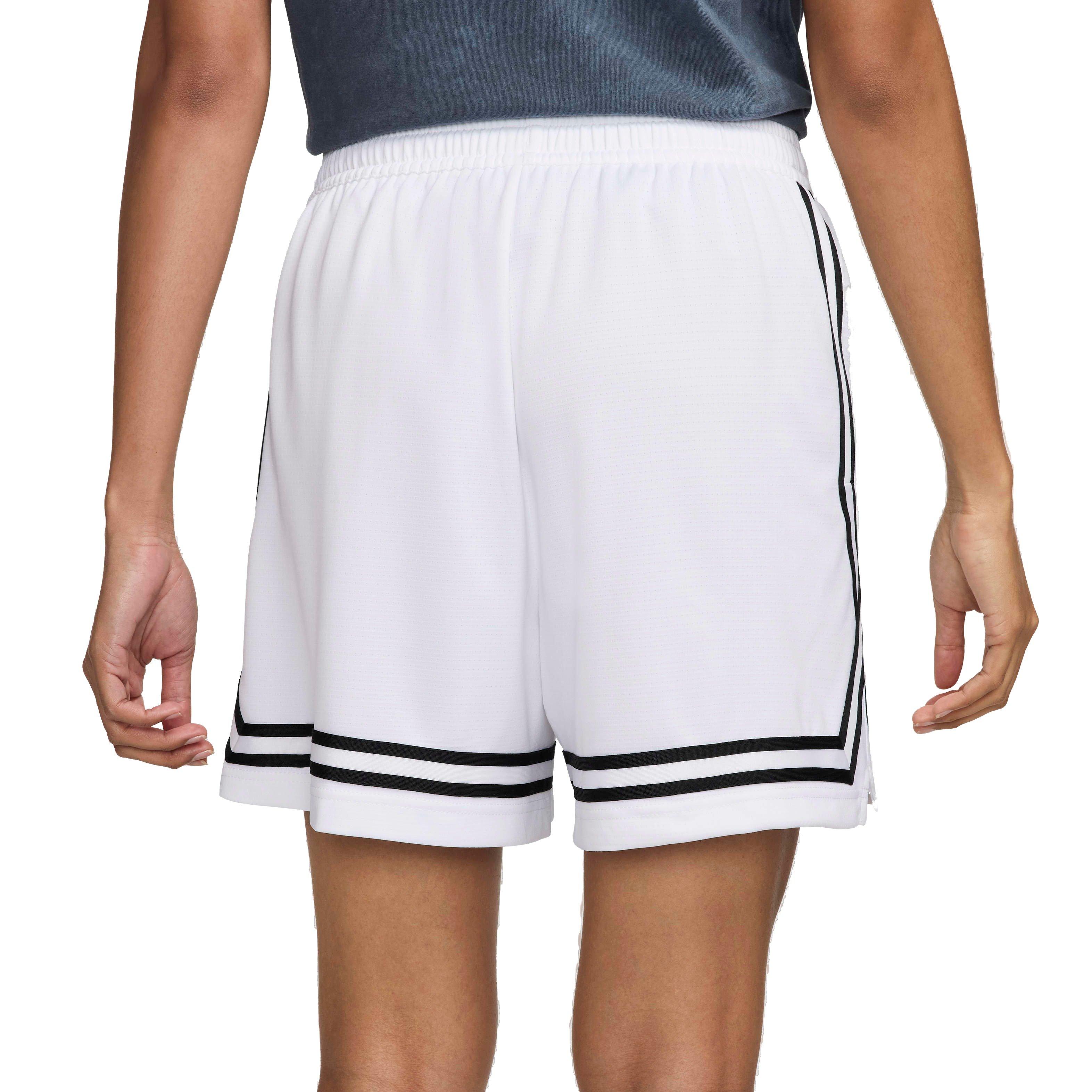 Nike Women's Crossover Stripe Dri-FIT 5" Basketball Shorts - WHITE Thumbnail View 2