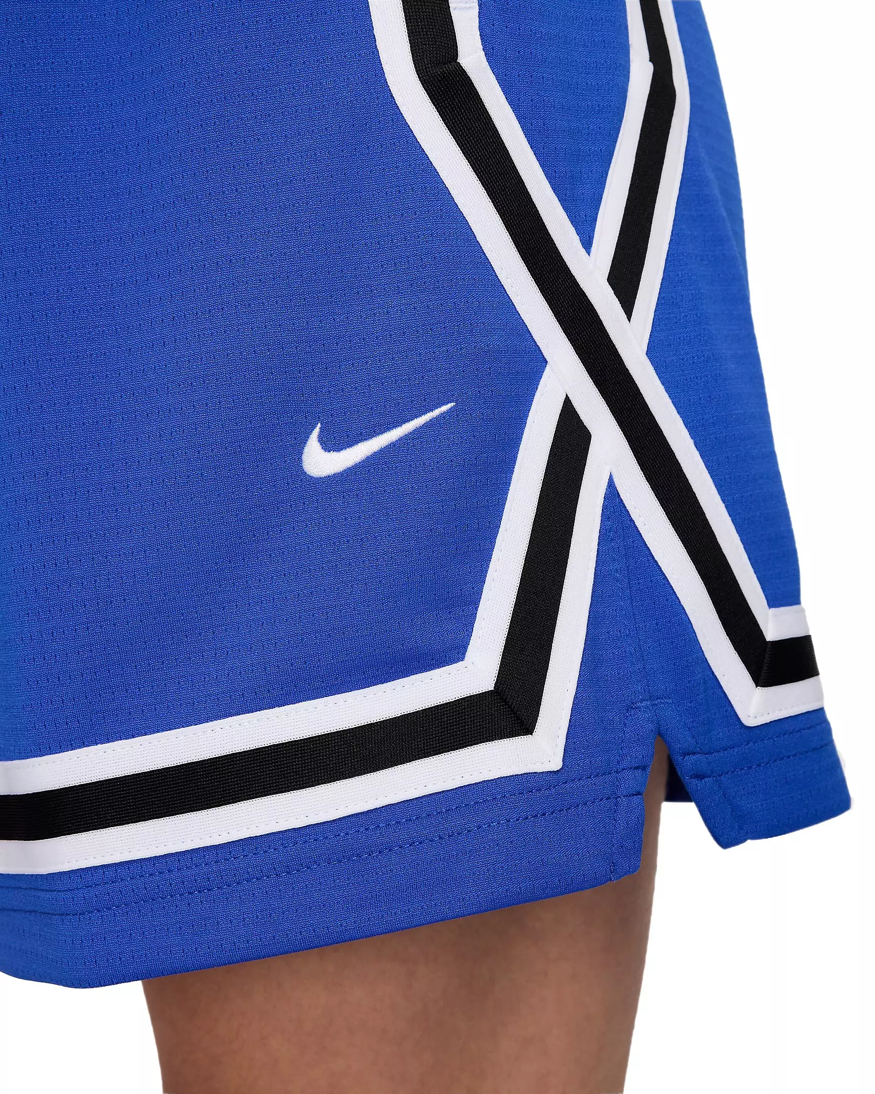 Nike Women's Crossover Stripe Dri-FIT 5" Basketball Shorts - BLUE