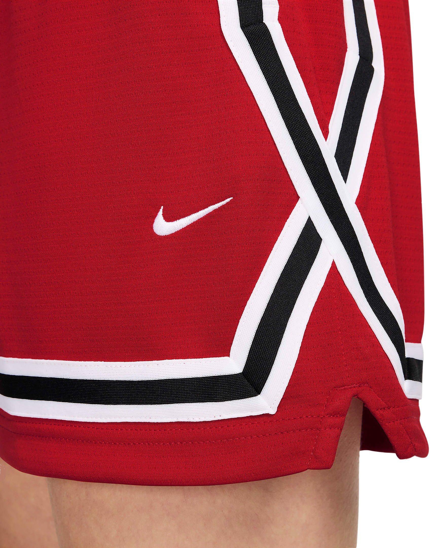 Nike Women's Crossover Dri-FIT 5" Basketball Shorts - RED Thumbnail View 4