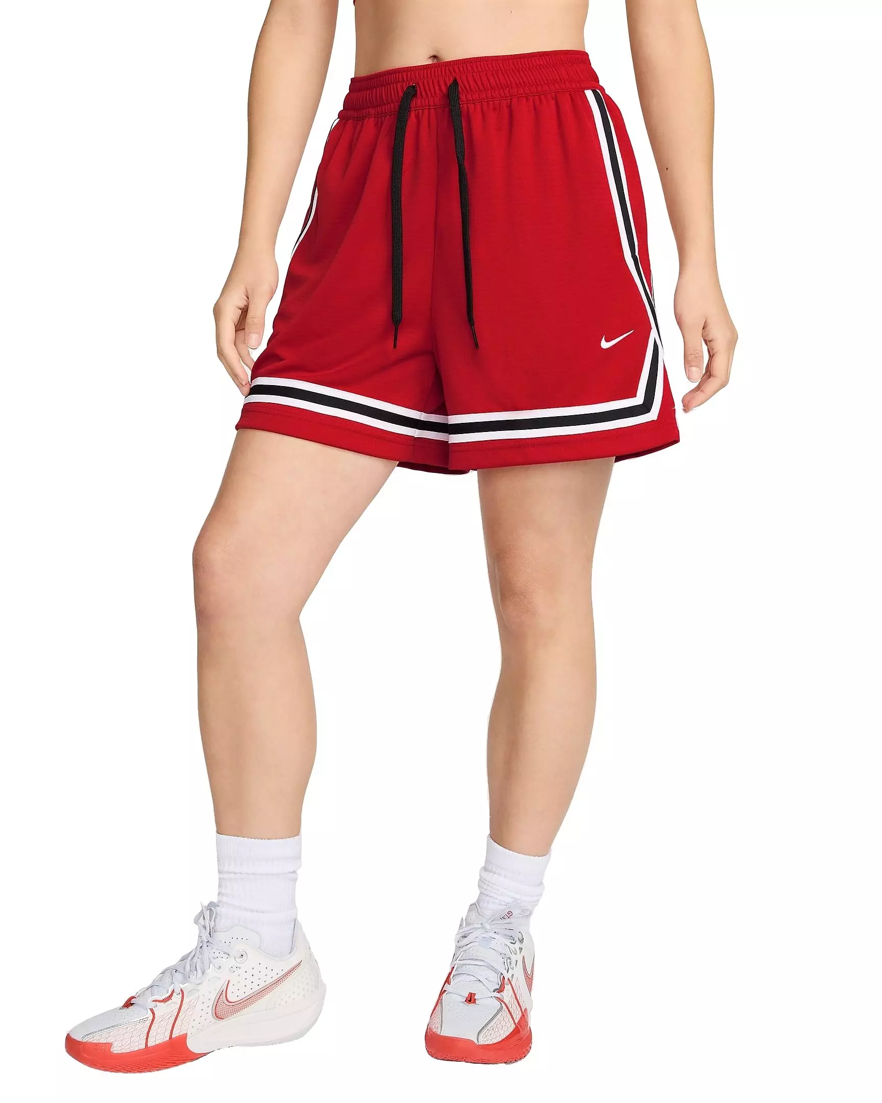Nike Women's Crossover Dri-FIT 5" Basketball Shorts - RED