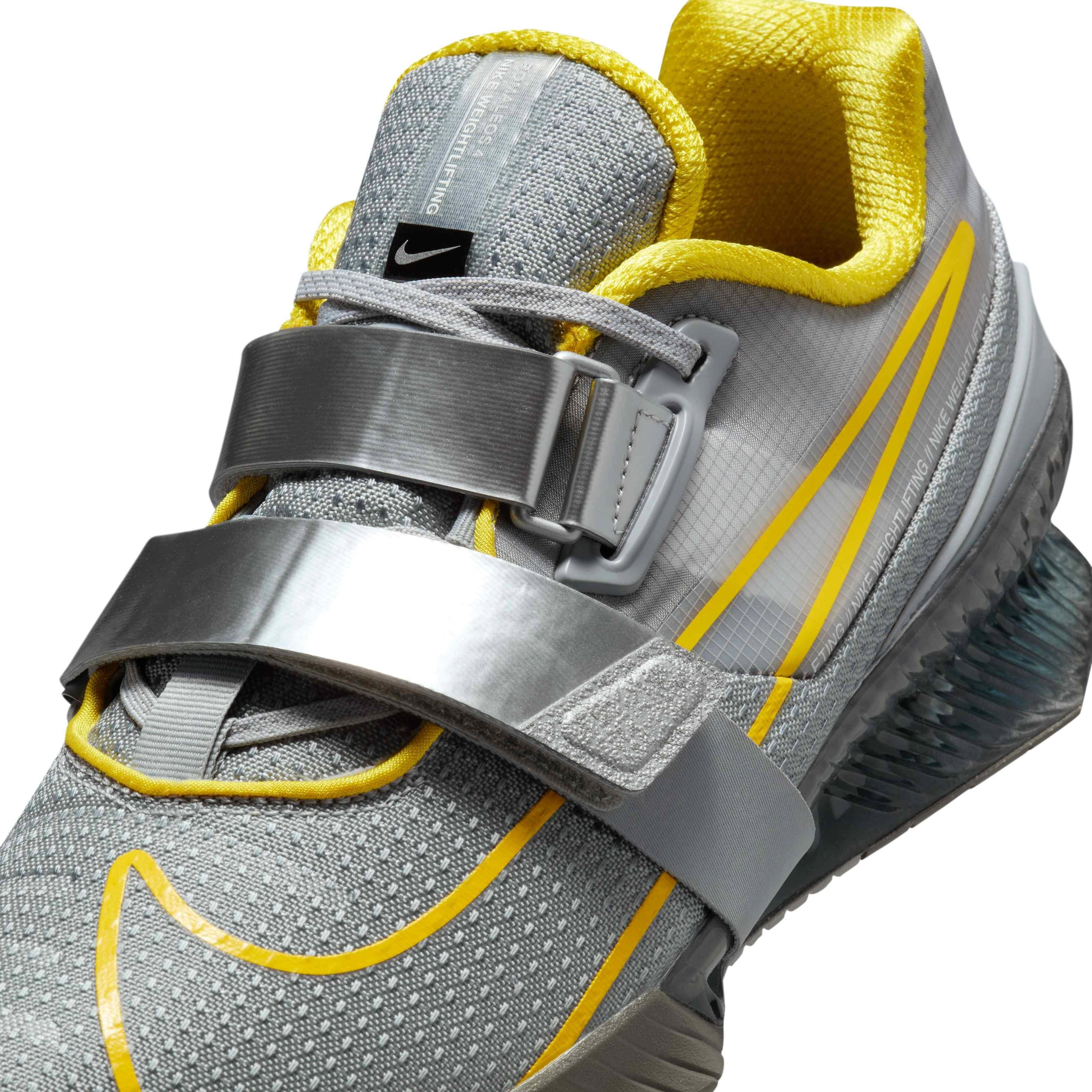 Nike Romaleos 4 "Wolf Grey/Lightning" Men's Weightlifting Shoe - GREY/LIGHTNING Thumbnail View 7