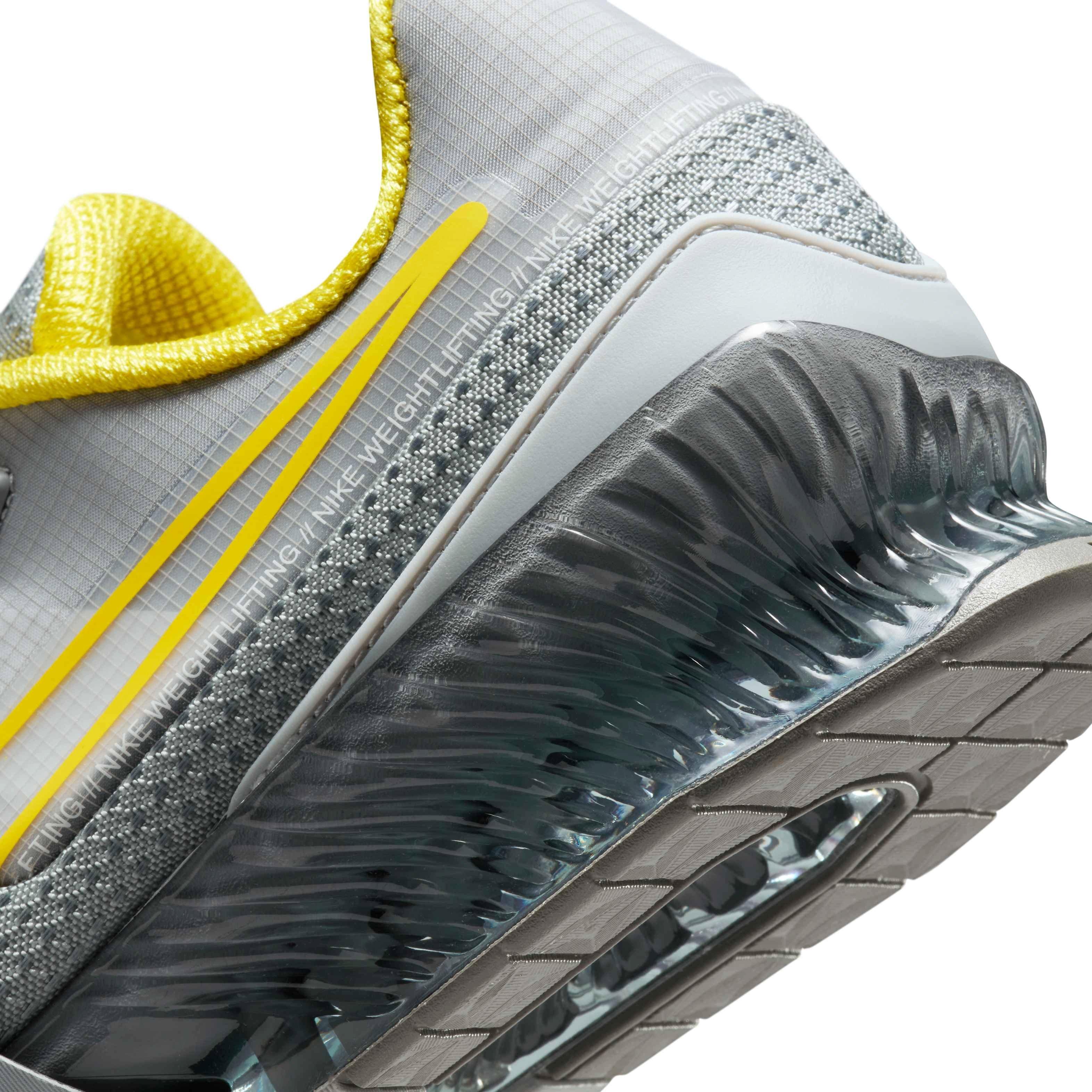 Nike Romaleos 4 "Wolf Grey/Lightning" Men's Weightlifting Shoe - GREY/LIGHTNING Thumbnail View 8