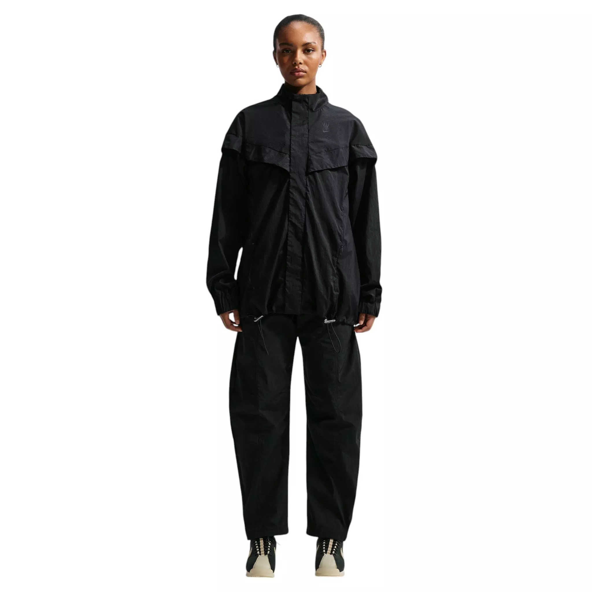Nike Women's Serena Williams Design Crew Loose Mid-Rise Pants - Black - BLACK