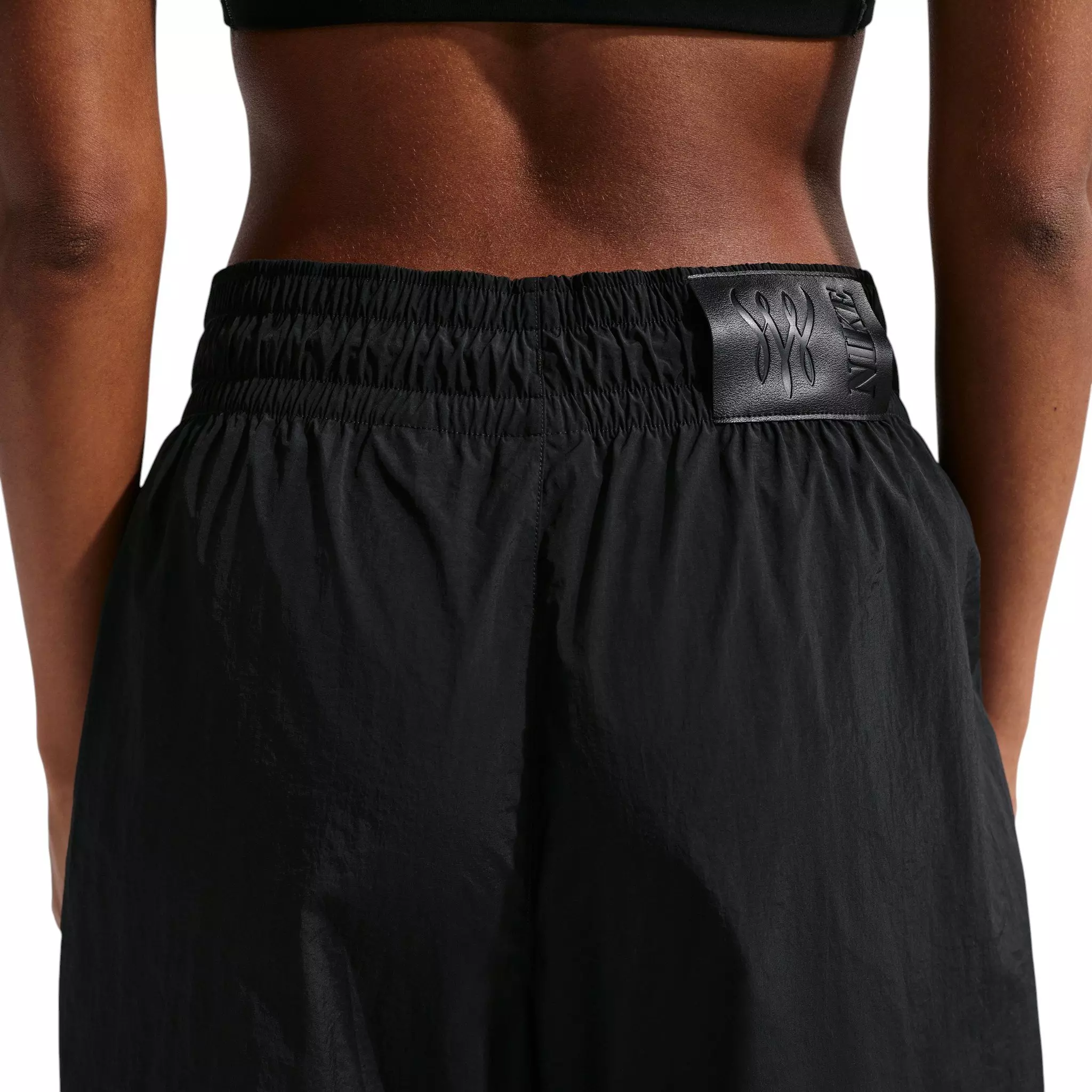 Nike Women's Serena Williams Design Crew Loose Mid-Rise Pants - Black - BLACK