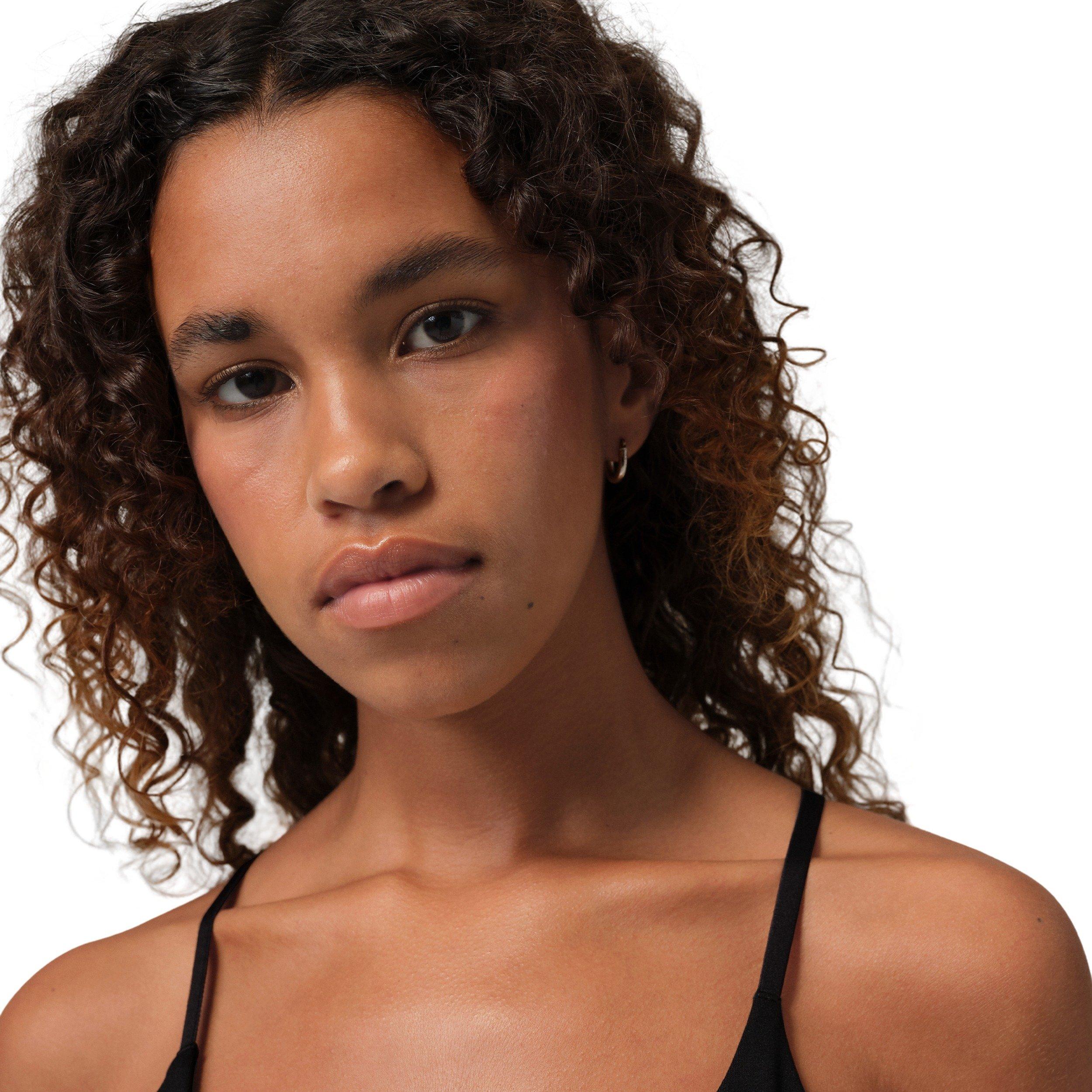 Jordan Women's Sport Essentials Padded Adjustable Sports Bra - Black - BLACK Thumbnail View 3