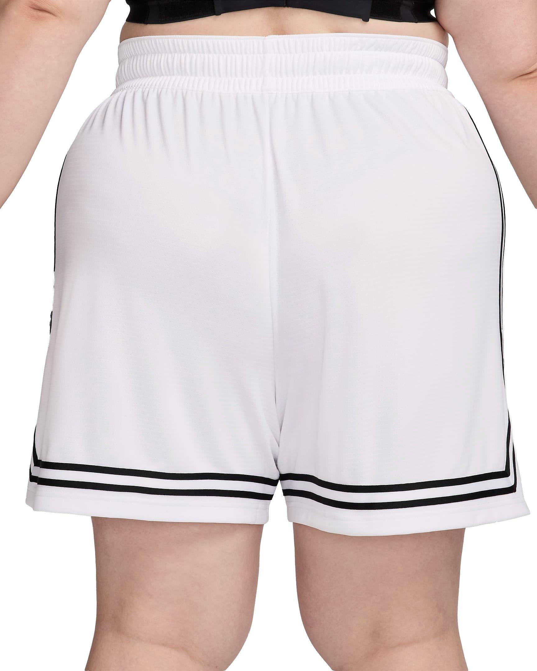 Nike Women's Crossover 7" Dri-FIT Basketball Shorts - WHITE Thumbnail View 2