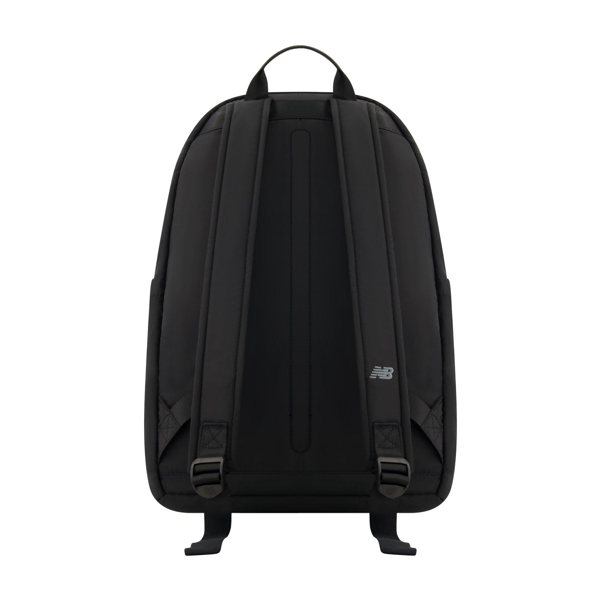 New Balance Quilted Black Backpack with Adjustable Straps