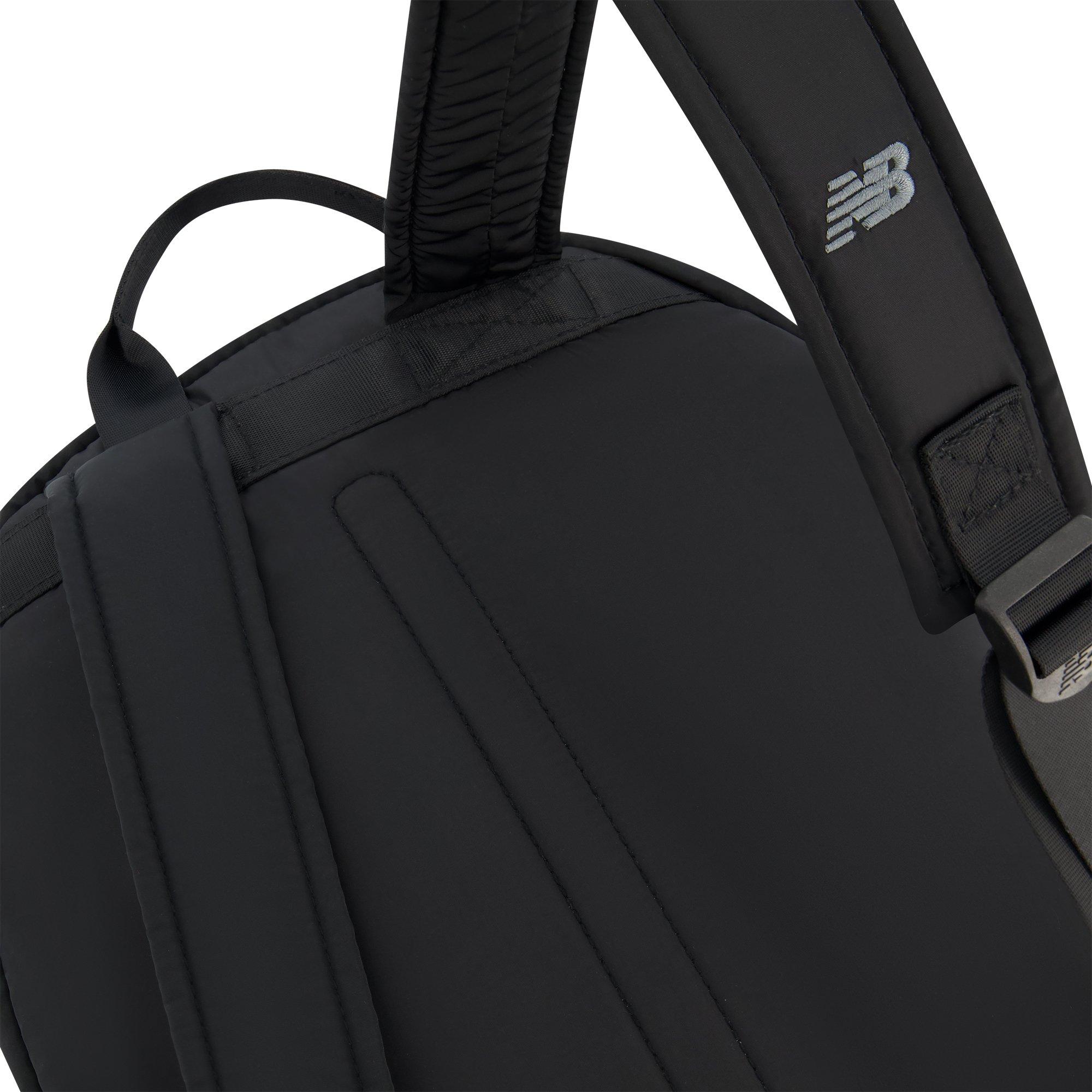 New Balance Quilted Black Backpack with Adjustable Straps