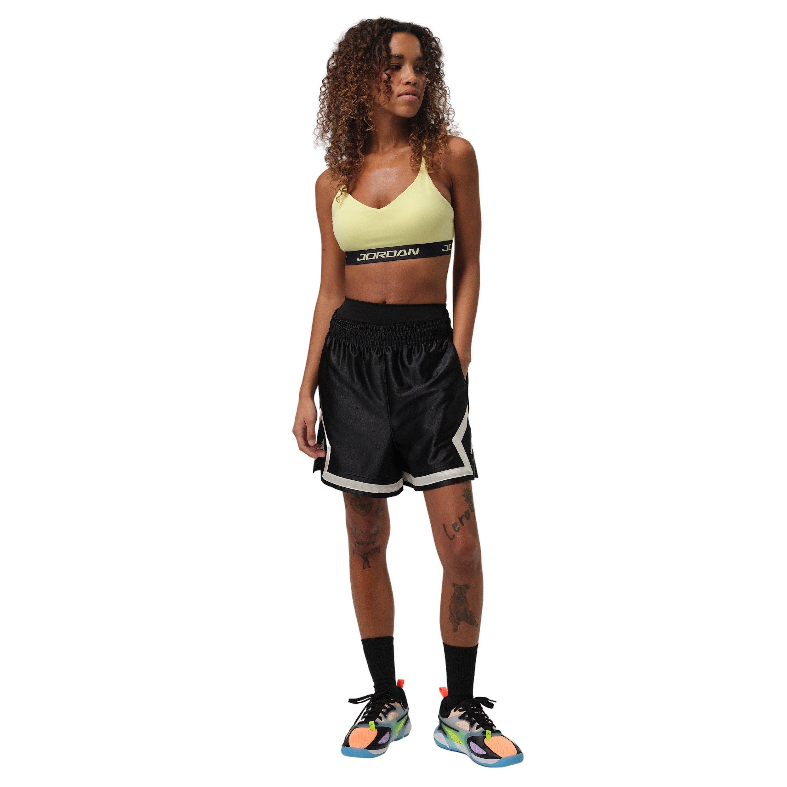 Jordan Women's Sport Essentials Padded Adjustable Sports Bra -Green - GREEN Thumbnail View 6