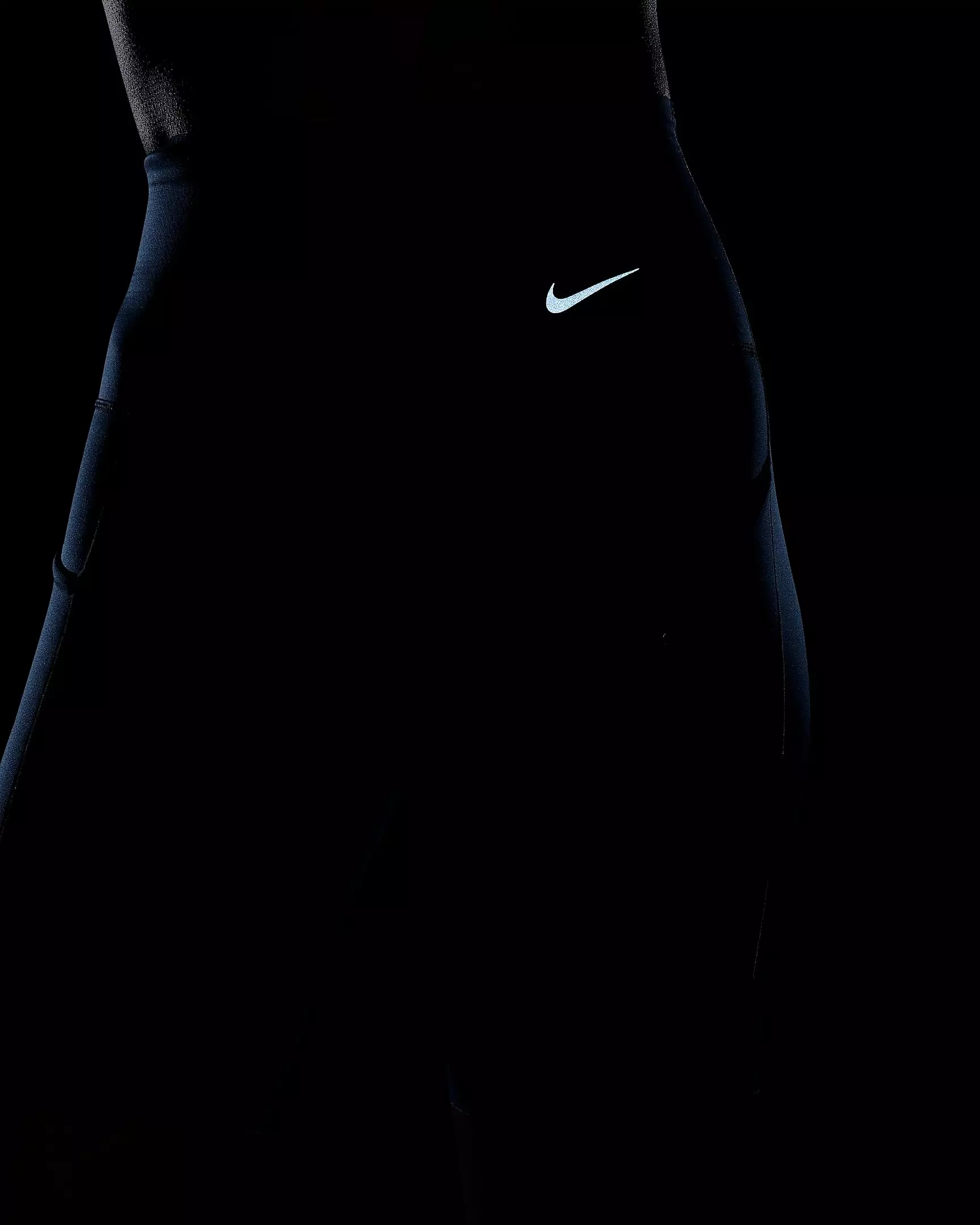 Nike Women's Go Firm-Support High-Waisted 8" Biker Shorts with Pockets - Dark Blue - DARK BLUE