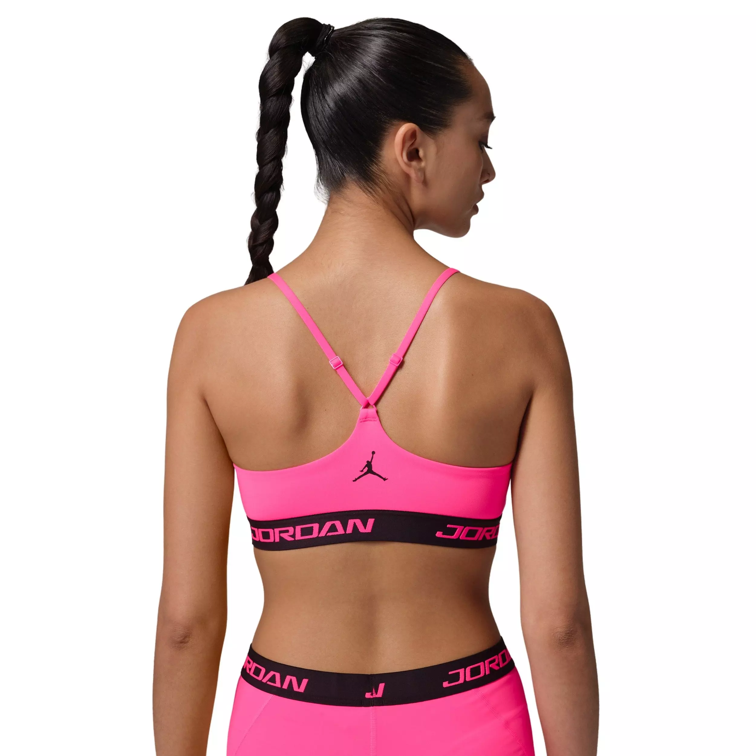 Jordan Women's Sport Essentials Padded Adjustable Sports Bra - Pink - PINK