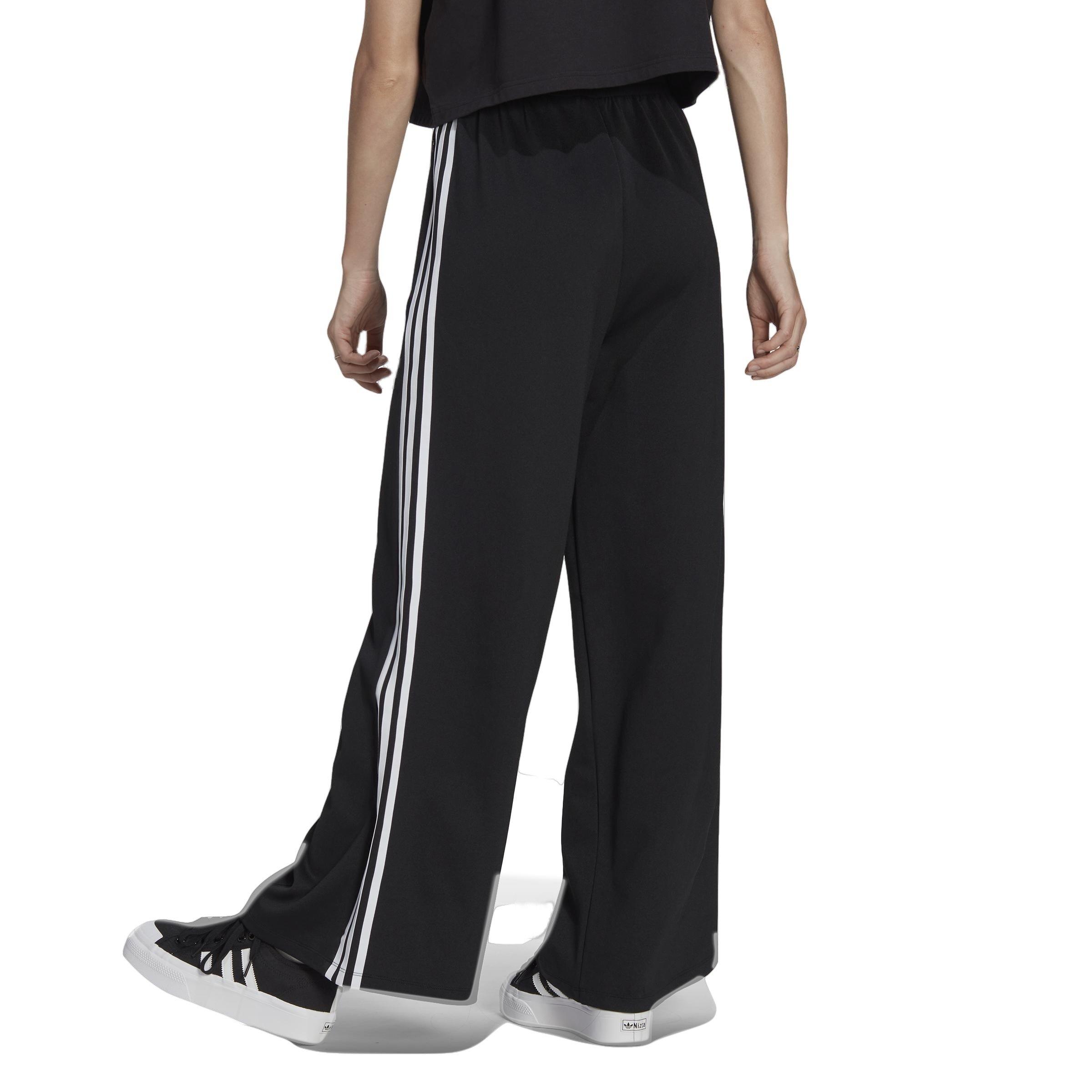 adidas Women's Adicolor Classics Wide Leg Pants-Black - BLACK Thumbnail View 2