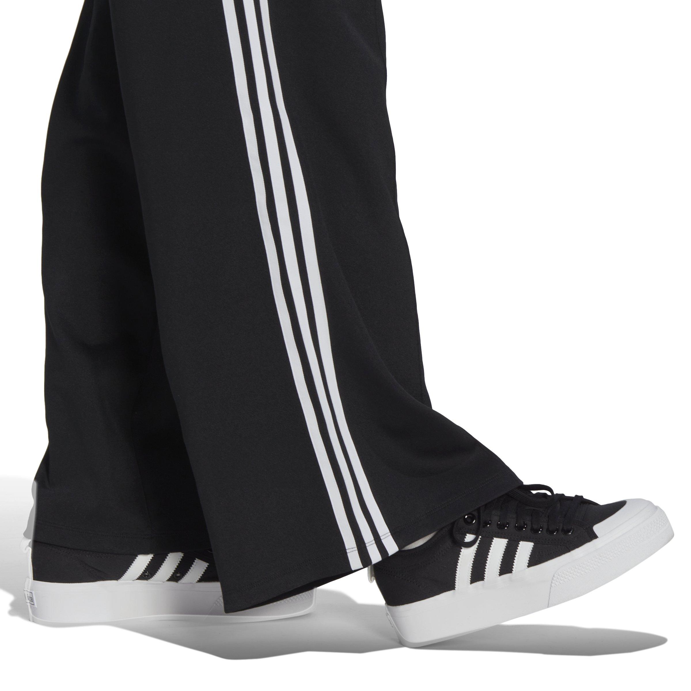 adidas Women's Adicolor Classics Wide Leg Pants-Black - Hibbett