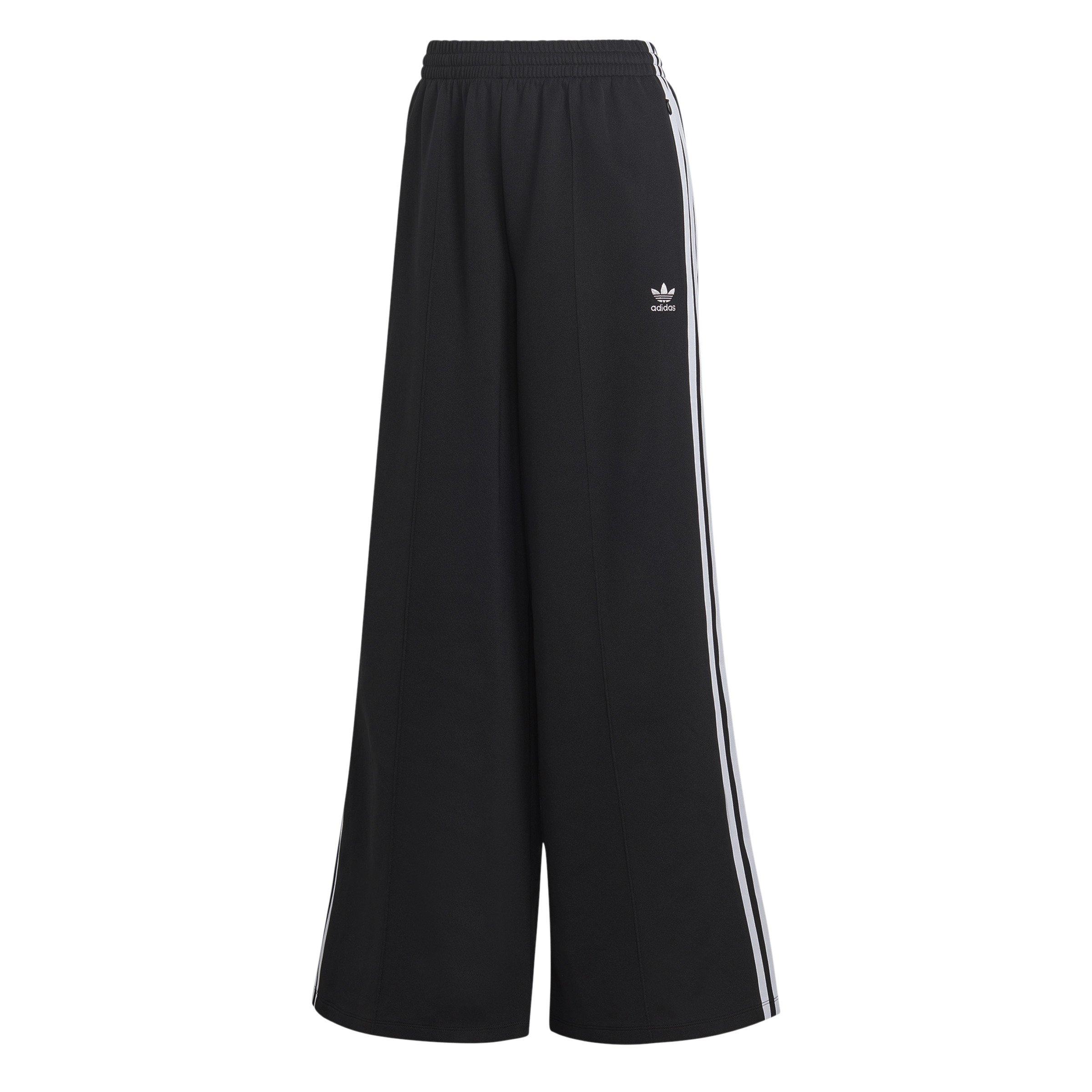 adidas Women's Adicolor Classics Wide Leg Pants-Black - BLACK Thumbnail View 6