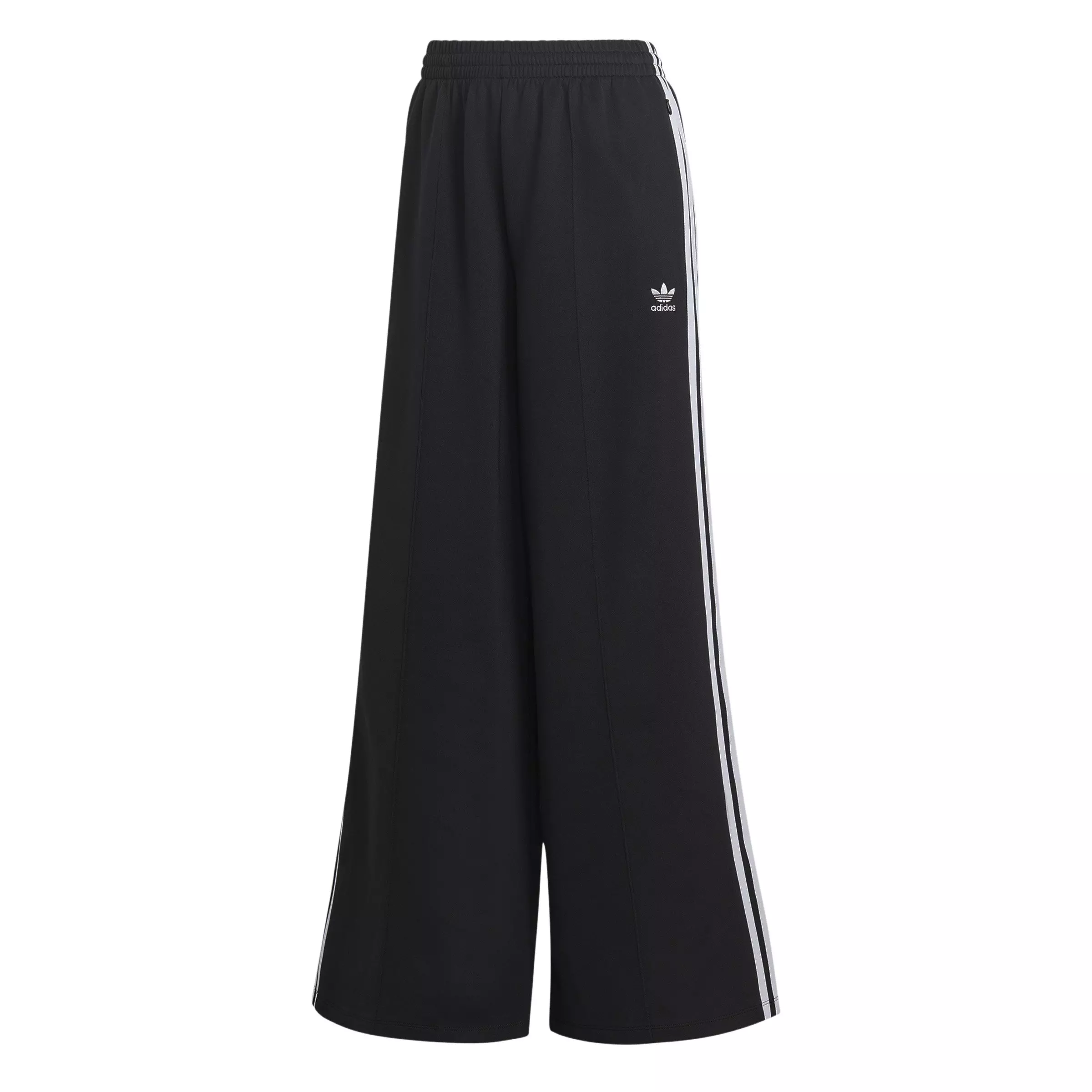 adidas Women's Adicolor Classics Wide Leg Pants-Black - BLACK