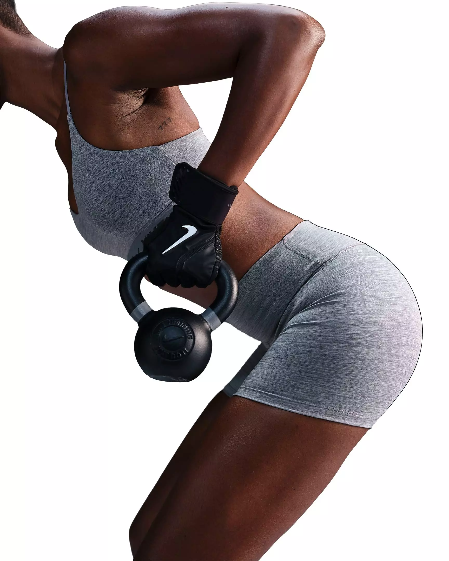 Nike Women's One High-Waisted 5" Biker Shorts - GREY