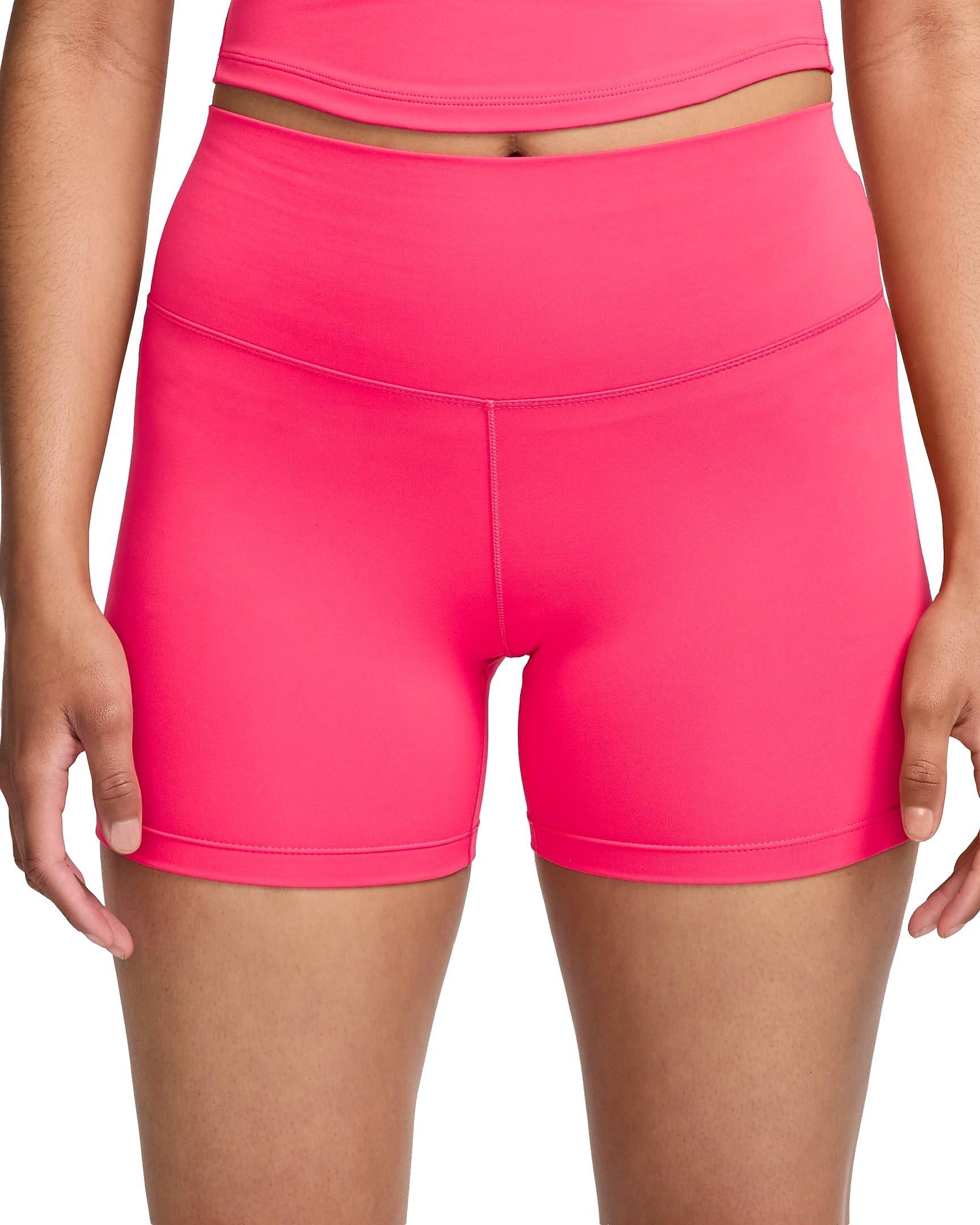 Nike Women's One High-Waisted 5" Biker Shorts - PINK Thumbnail View 1