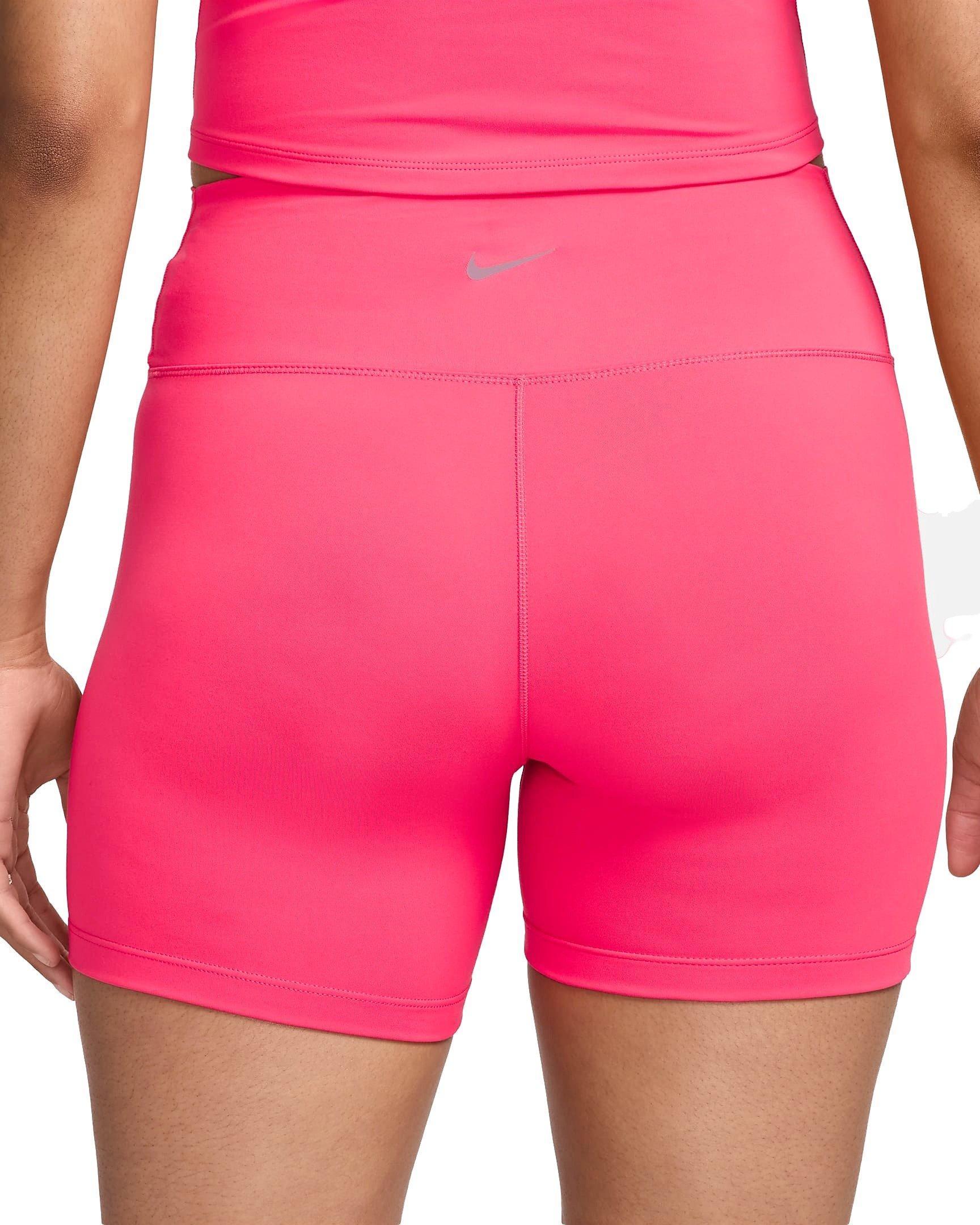 Nike Women's One High-Waisted 5" Biker Shorts - PINK Thumbnail View 2