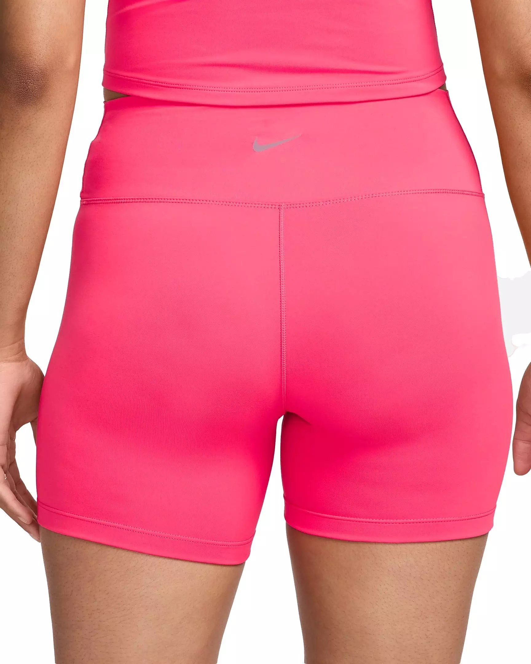 Nike Women's One High-Waisted 5" Biker Shorts - PINK