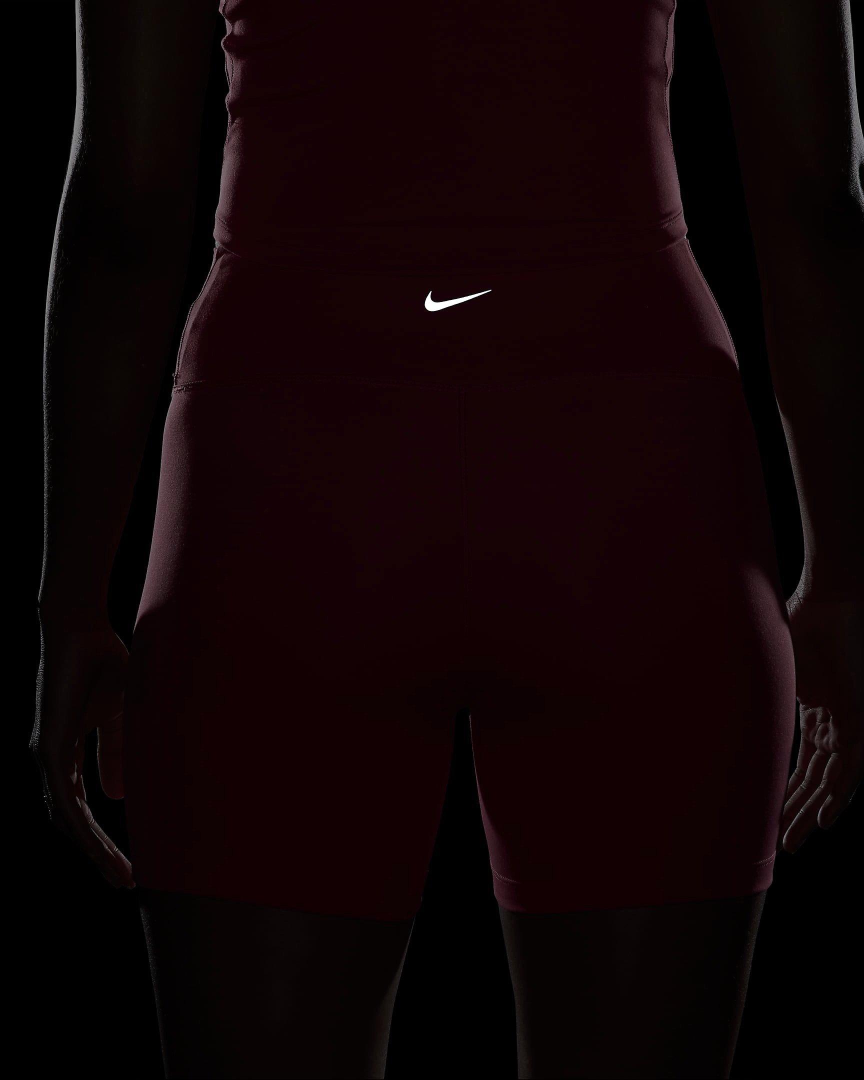 Nike Women's One High-Waisted 5" Biker Shorts - PINK Thumbnail View 7