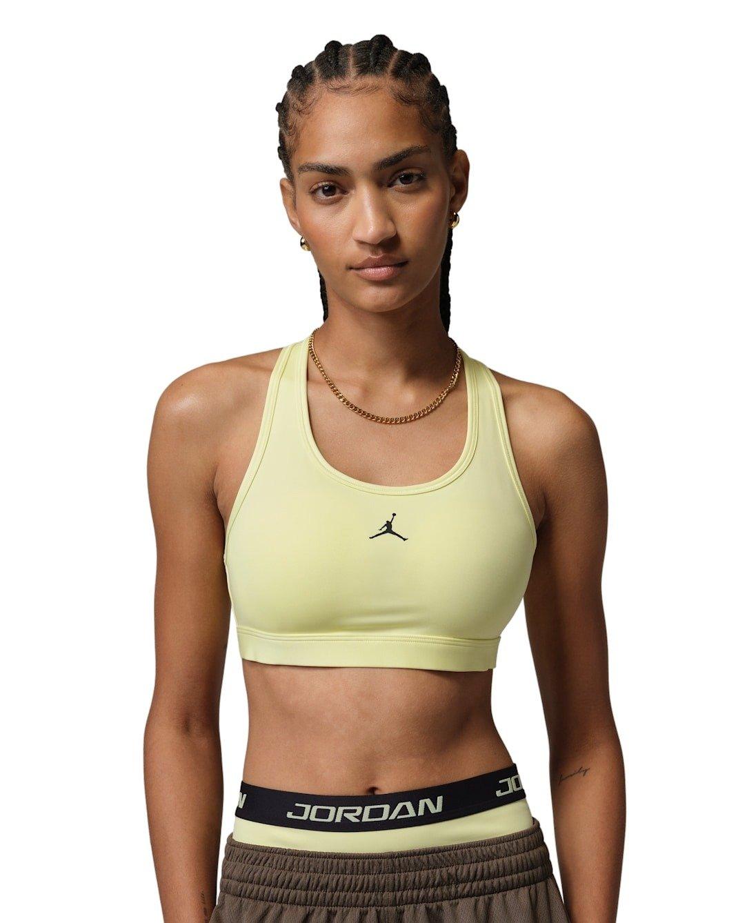 Jordan Women's Sport Medium-Support Padded Jumpman Bra -Green - GREEN Thumbnail View 1