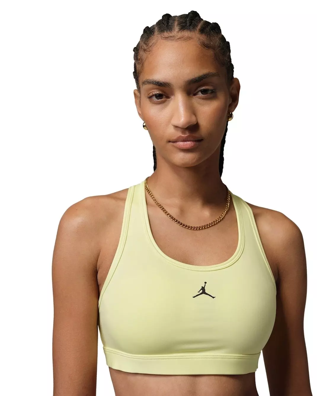 Jordan Women's Sport Medium-Support Padded Jumpman Bra - Green - GREEN