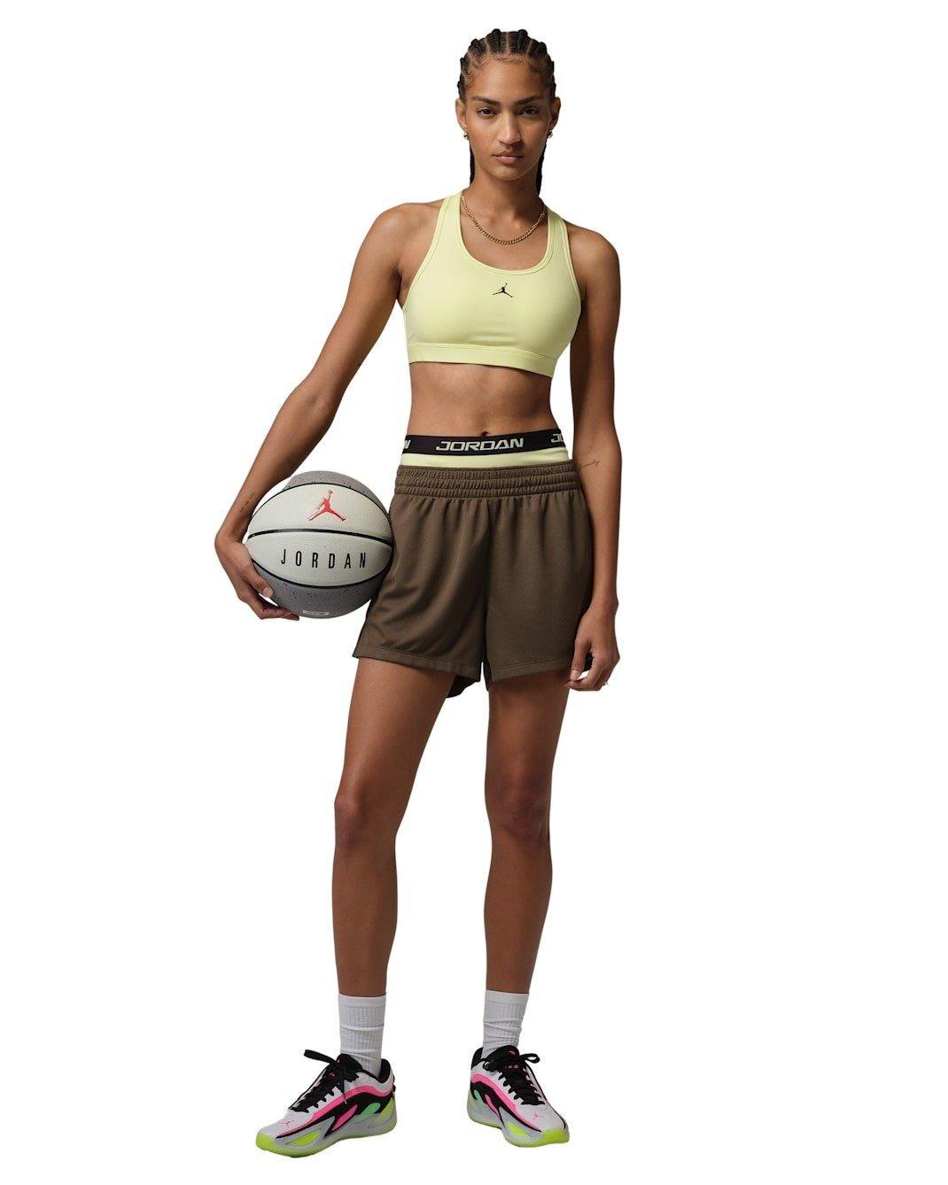 Jordan Women's Sport Medium-Support Padded Jumpman Bra -Green - GREEN Thumbnail View 4