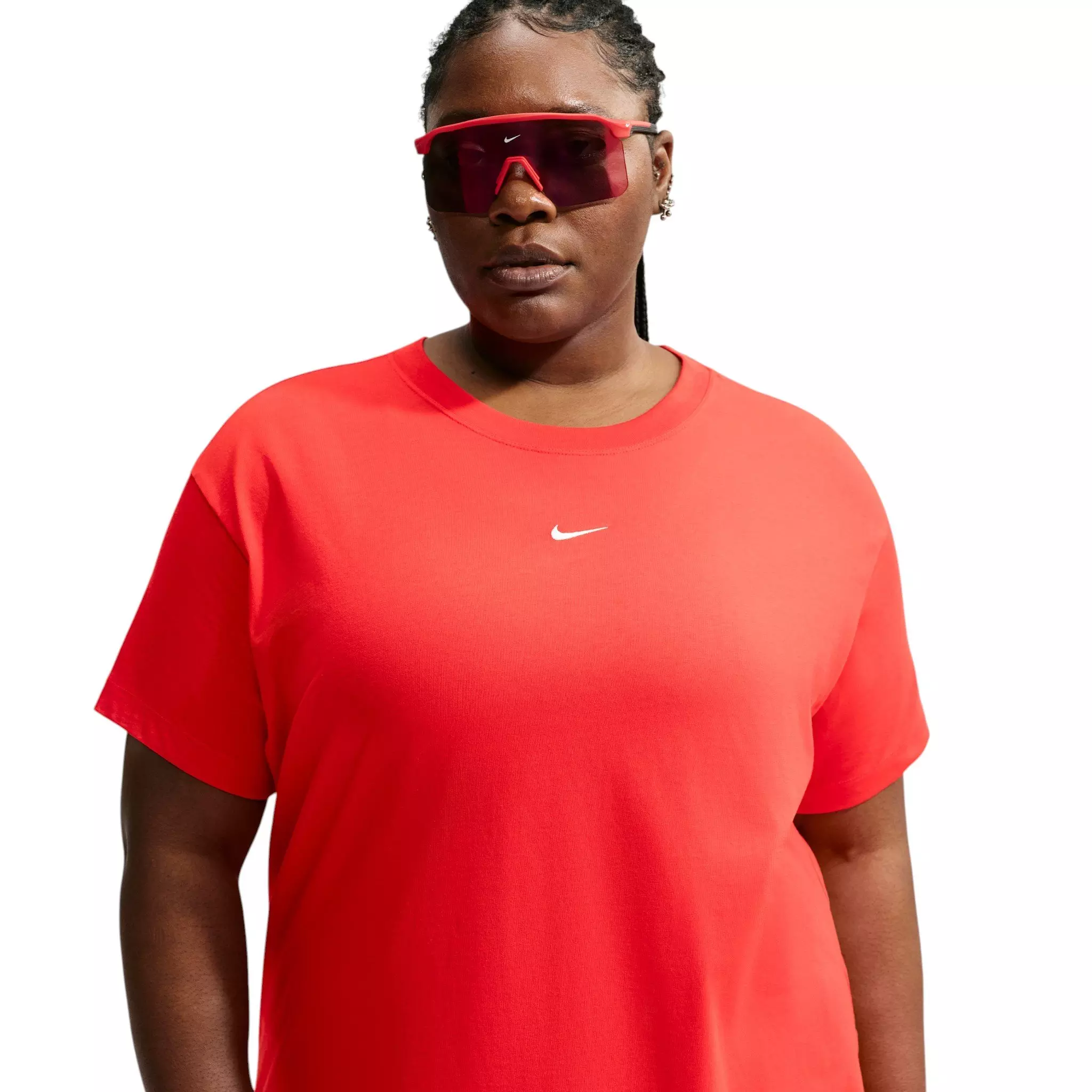 Nike Women's Sportswear Classic Oversized T-Shirt - Light Red - LIGHT RED