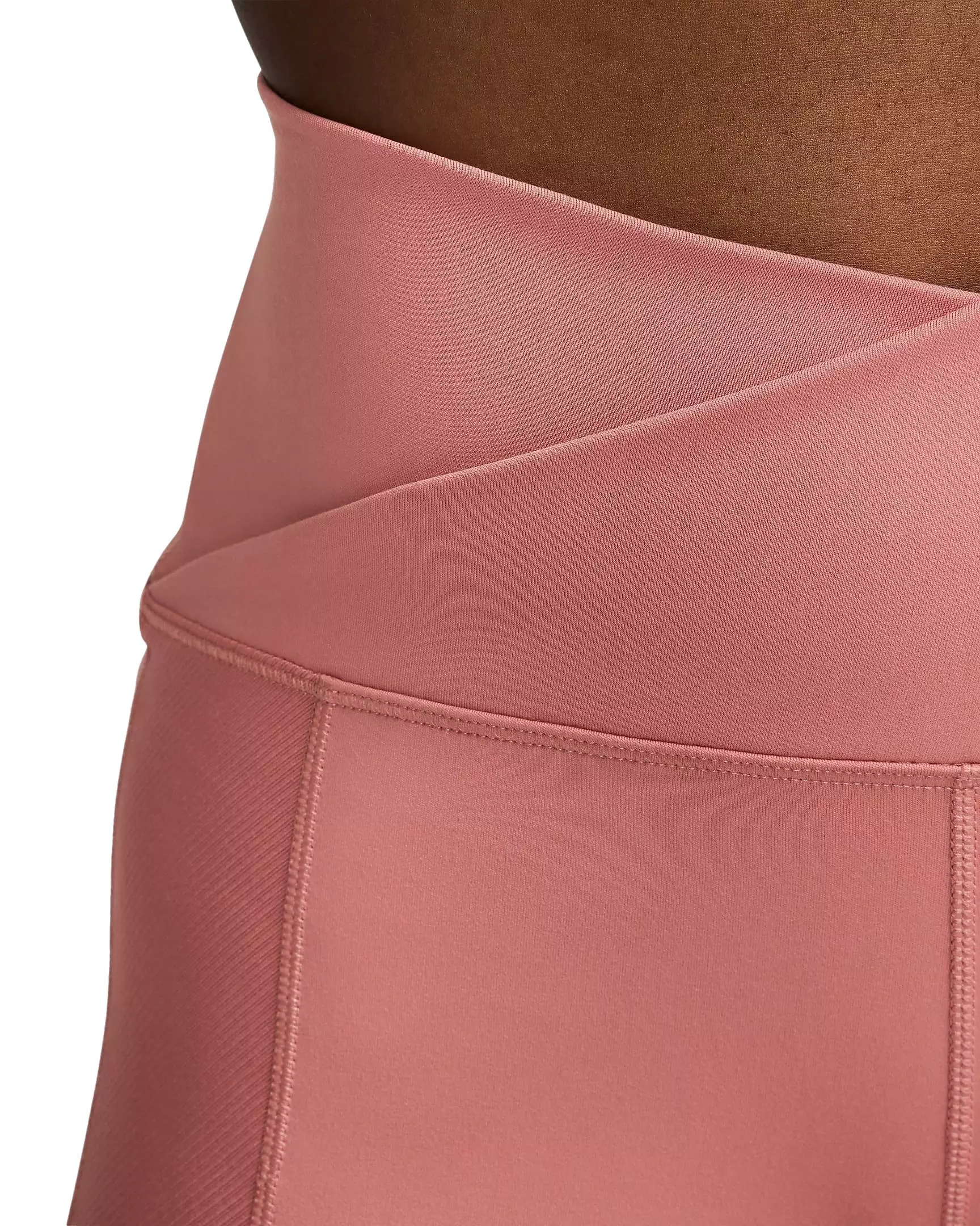 Nike Women's One Wrap High-Waisted 5" Biker Shorts - PINK