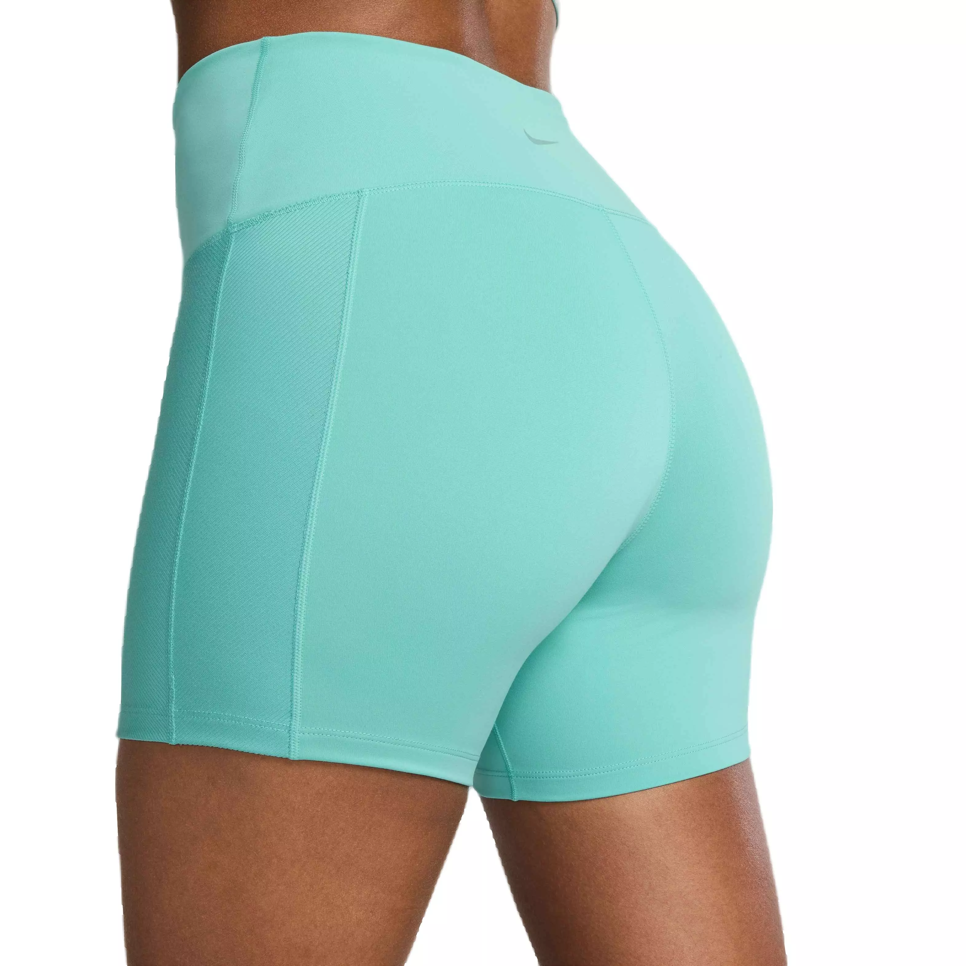Nike Women's One Wrap High-Waisted 5" Biker Shorts - GREEN