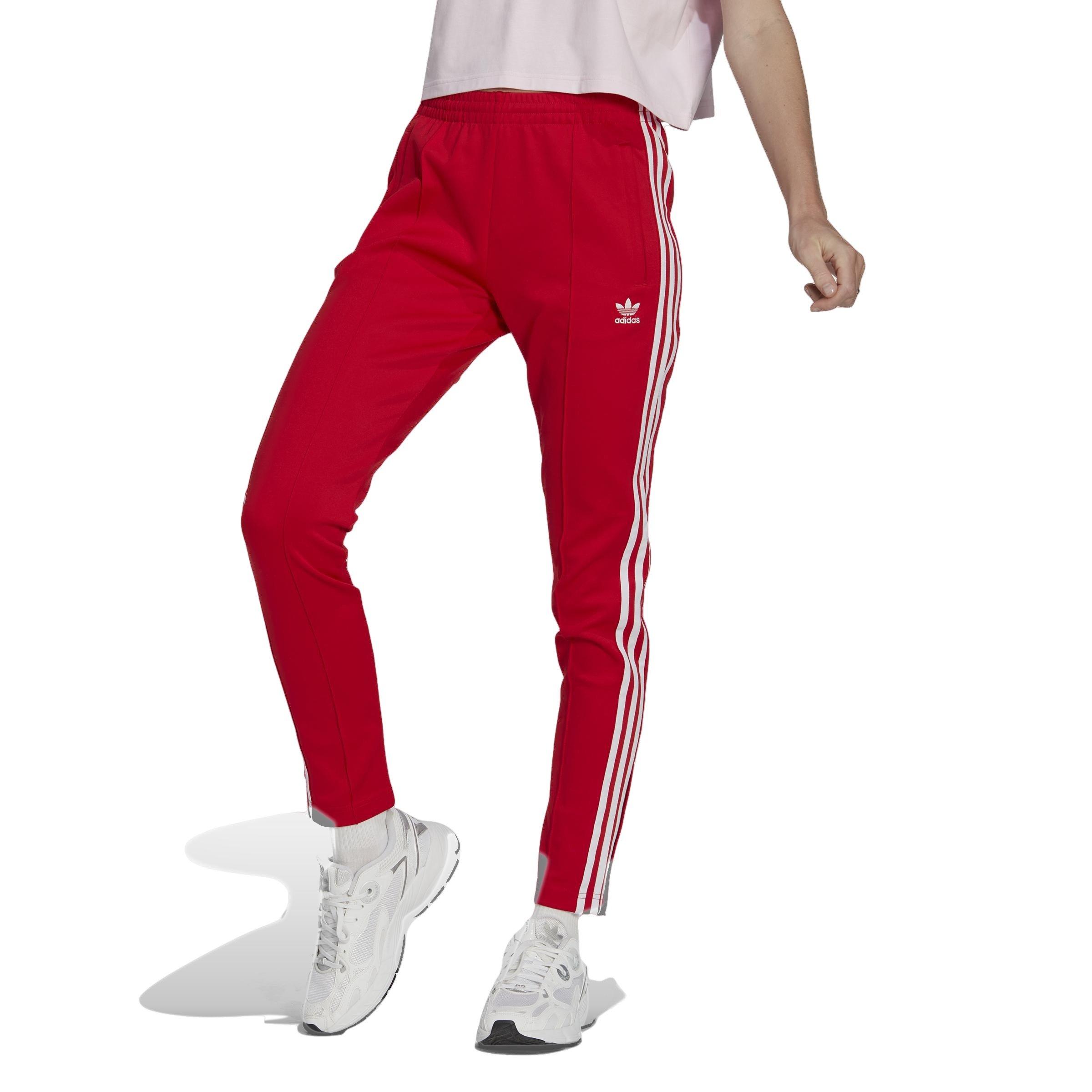 Adidas Women's Originals Adicolor SST Track Pants​-Red - Hibbett