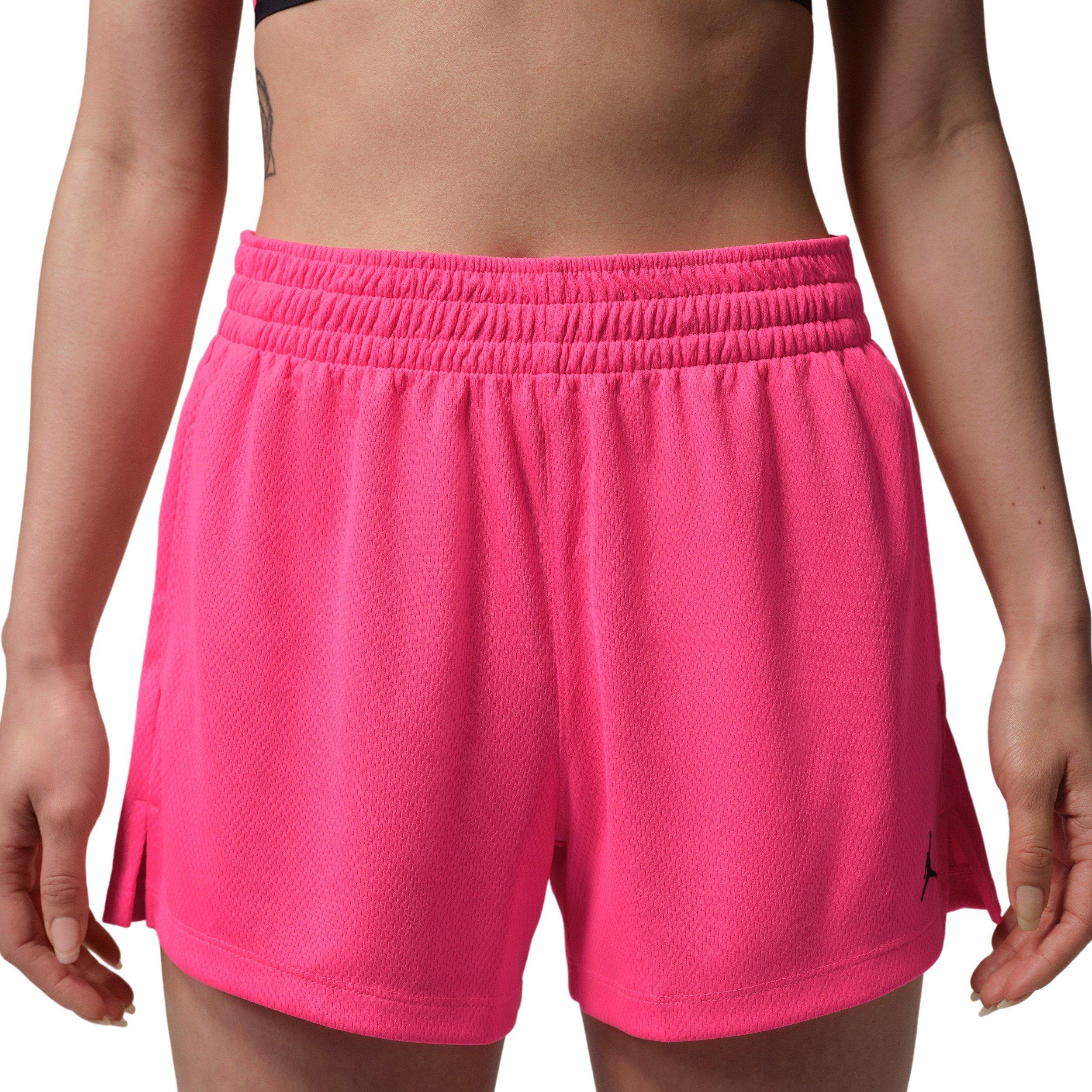 Jordan Women's Sport Solid Mesh Shorts - Pink - PINK Thumbnail View 1