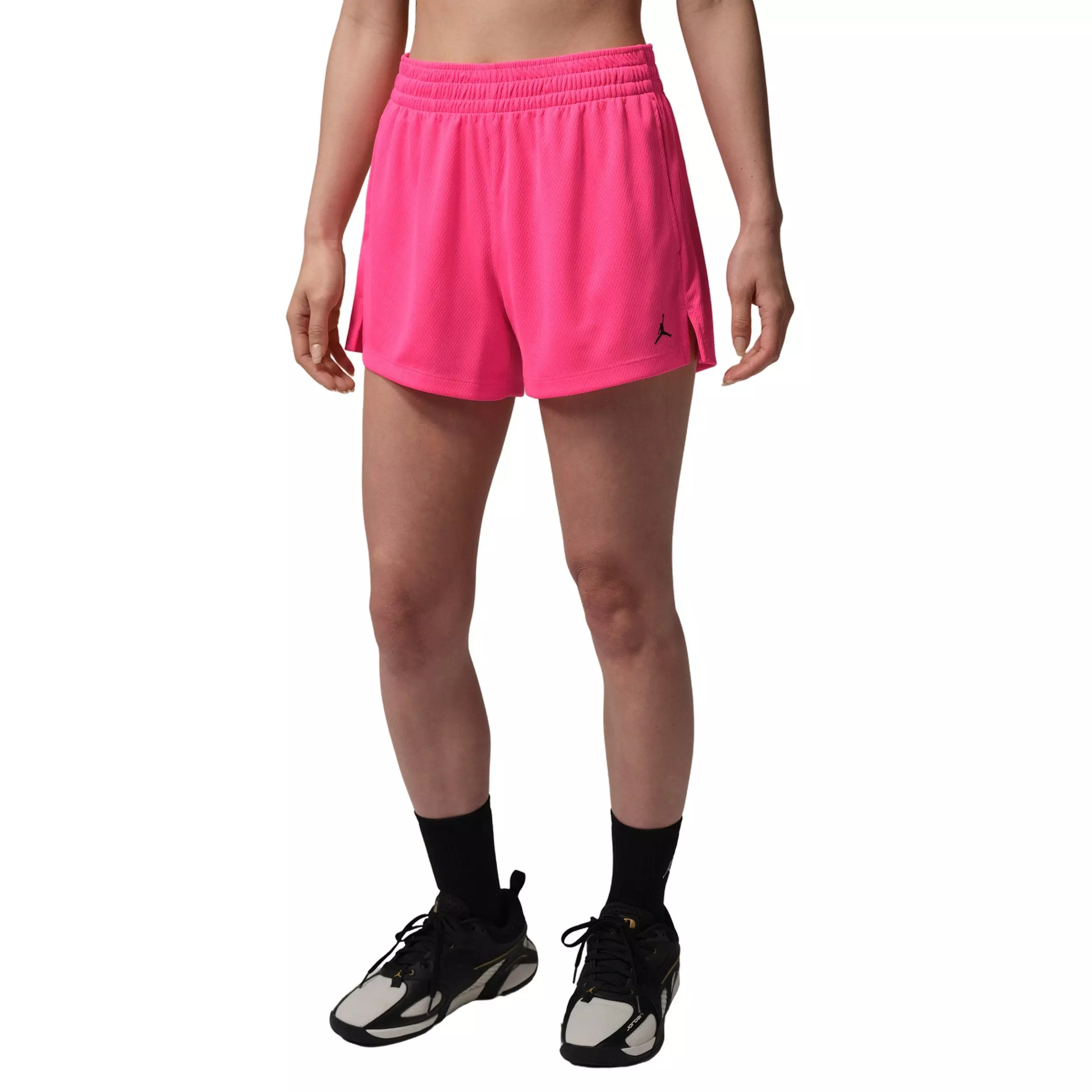 Jordan Women's Sport Solid Mesh Shorts -Pink - PINK