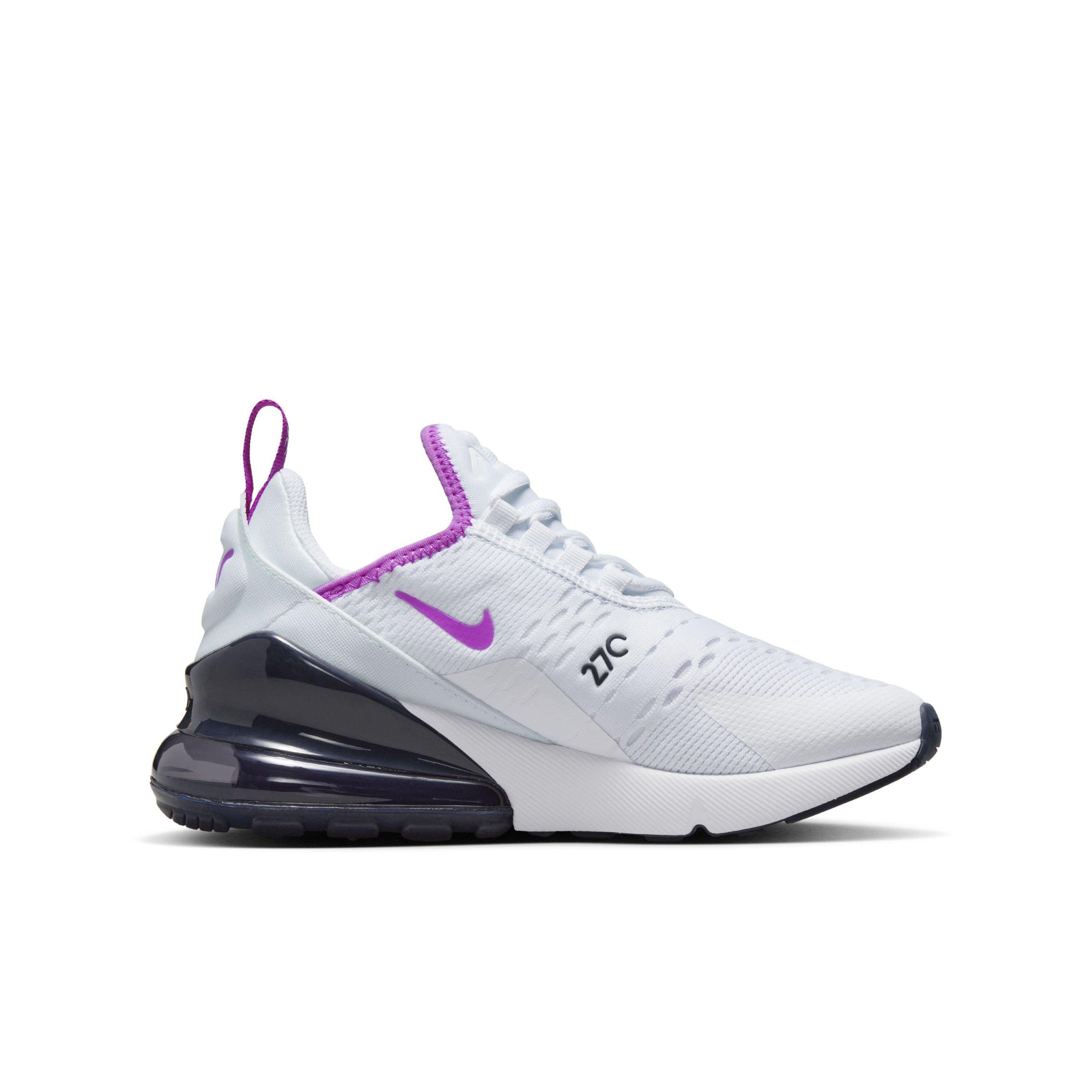 Nike Air Max 270 White/Black/Fuchsia Dream Women's Shoes, Size: 5.5