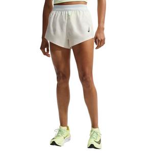 Nike Women's AeroSwift Dri-FIT Mid-Rise Brief-Lined 3" Running Shorts -Off-White