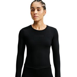 Nike Women's Pro Sculpt "Keely Hodgkinson" Dri-FIT Long Sleeve Top - Black/Off-White - BLACK/OFF-WHITE