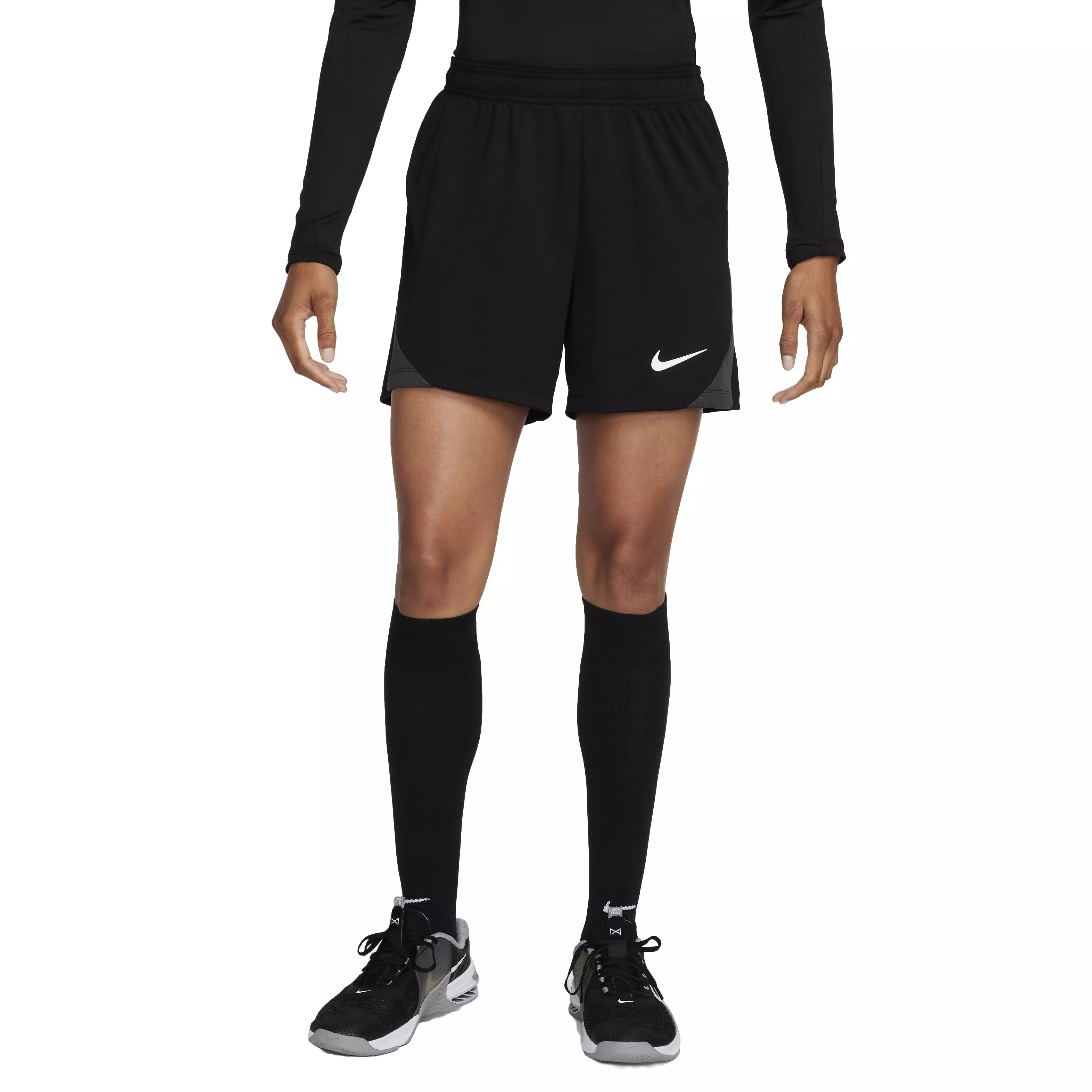 Nike Women's Dri-FIT Strike K Soccer Shorts -Black - BLACK