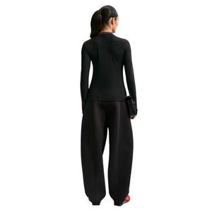 Nike Women's Sportswear Tight Long Sleeve Top - Black/Off-White - BLACK/OFF-WHITE